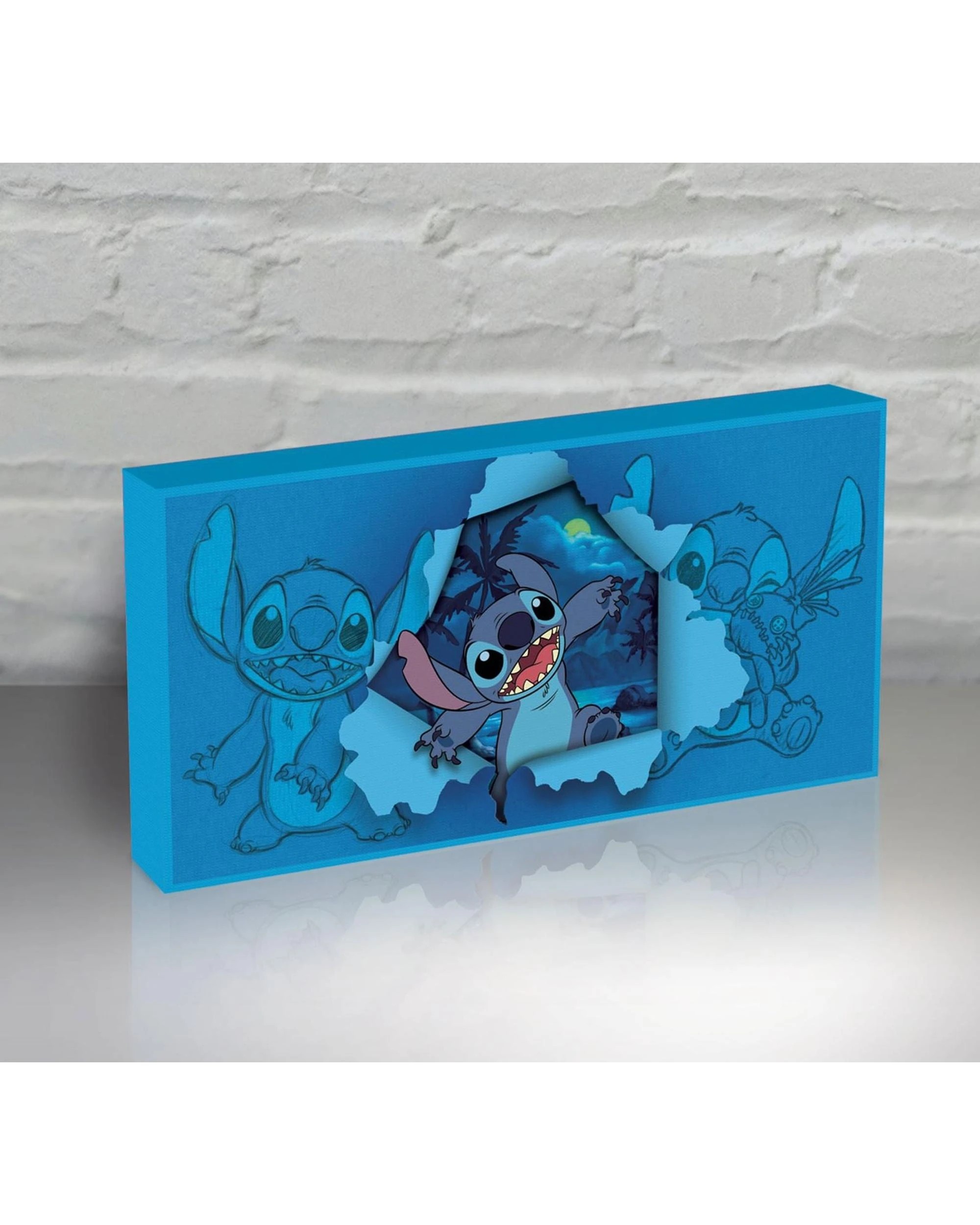 2 Disney Lilo and Stitch Stitch Light Up Canvas, 2 of 4