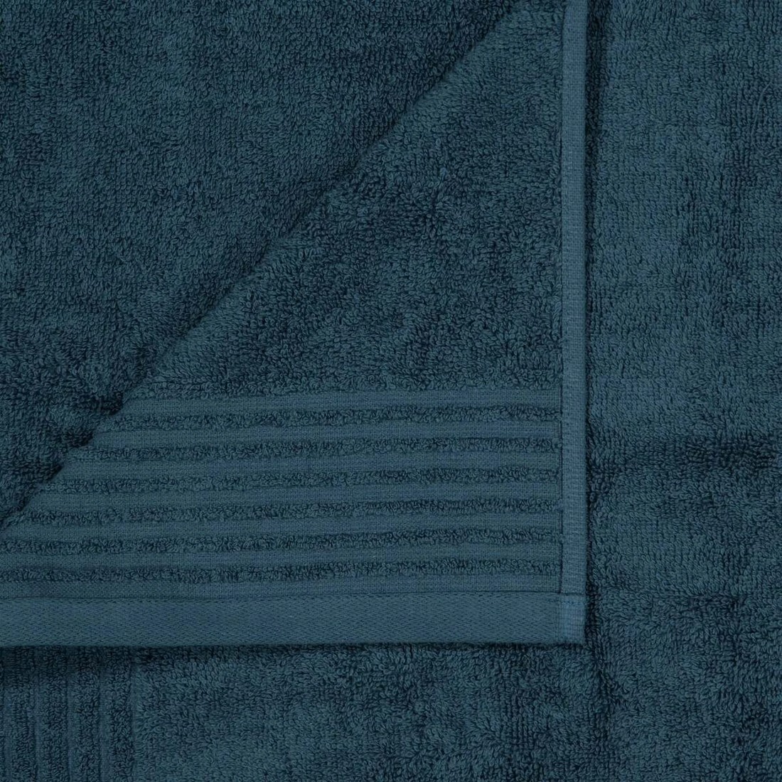 2 Edan Cotton Bath Towel - Teal, 2 of 6