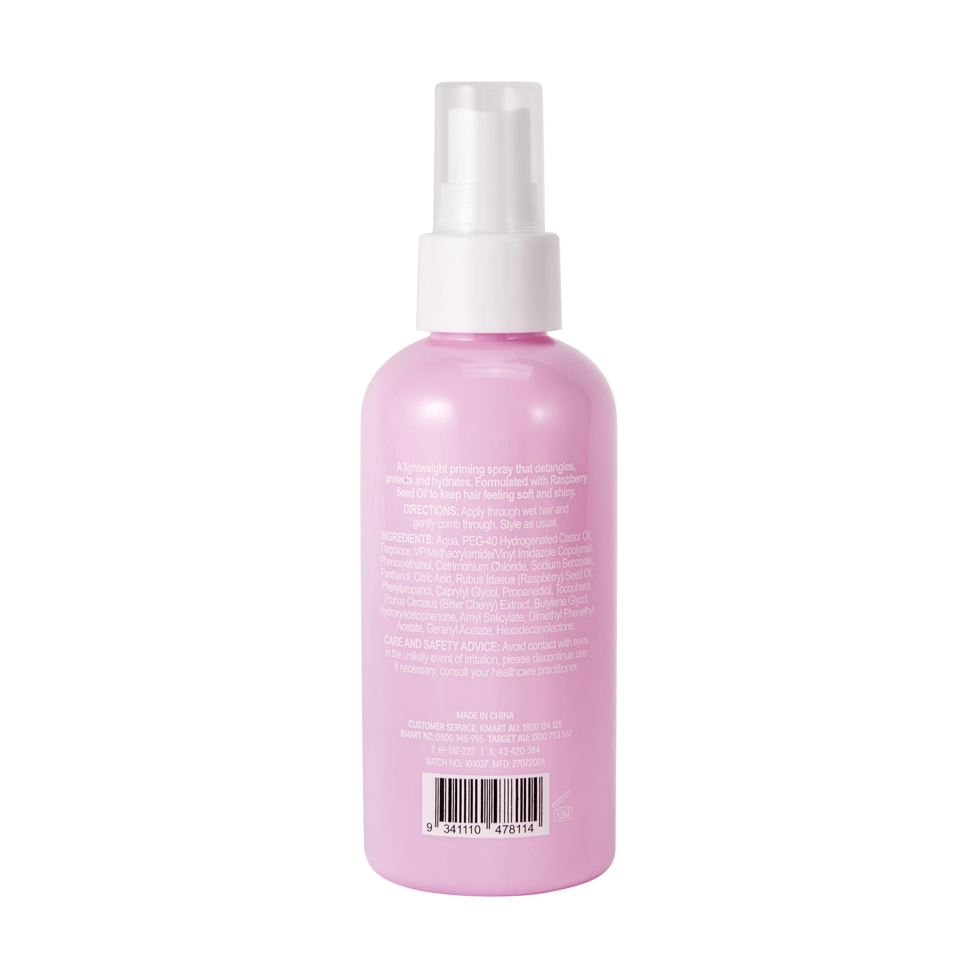 5 OXX Haircare Cherry Bomb Detangling Spray 150ml - Cherry and Raspberry Scented, 5 of 5