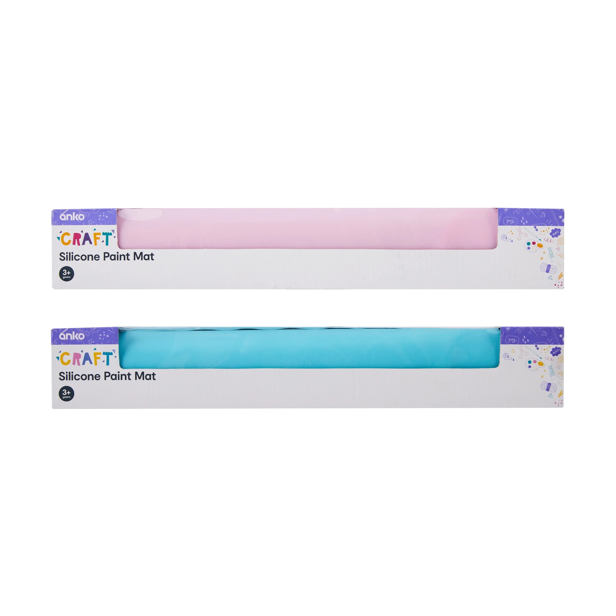 6 Silicone Paint Mat - Assorted, 6 of 7