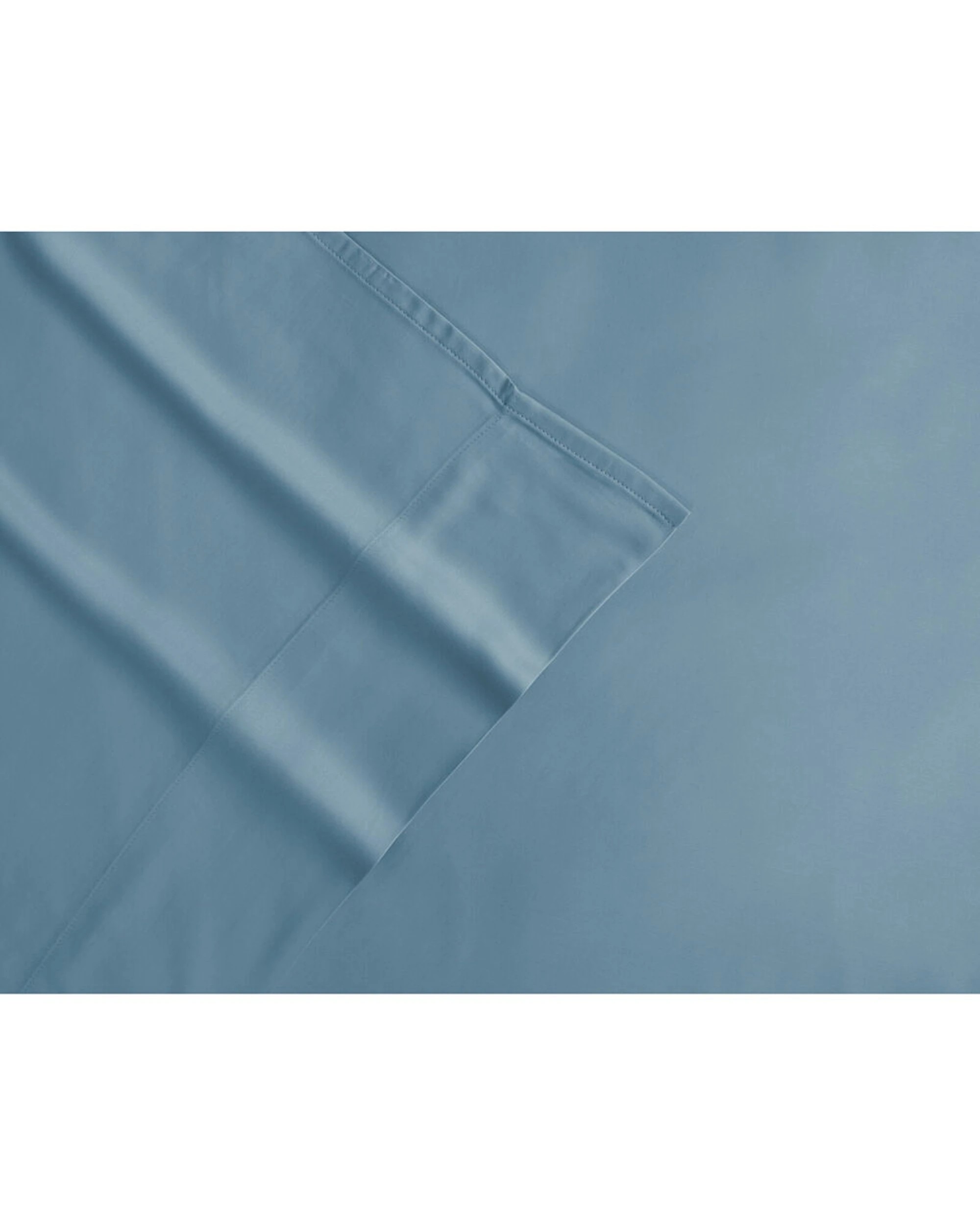 2 Elan Innovations Rayon From Bamboo Bed Set With Flat Sheet Denim - King Bed - Blue, 2 of 4