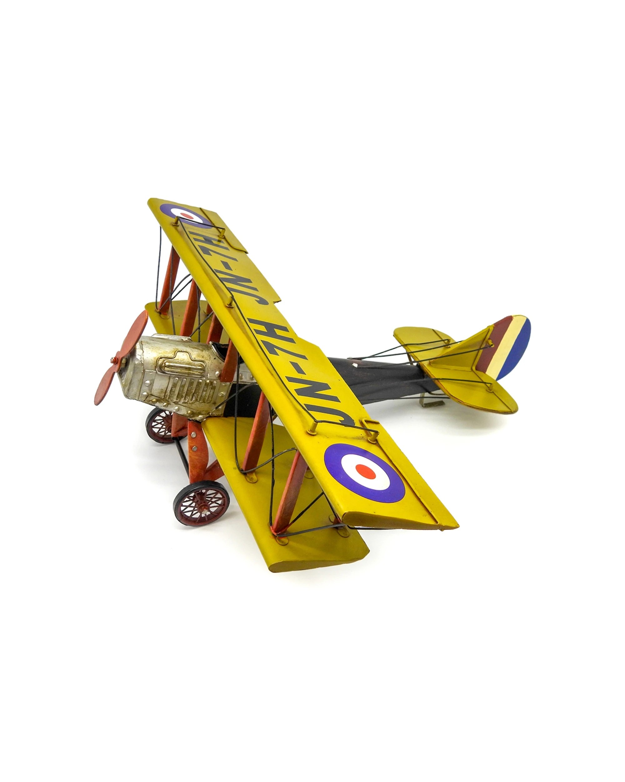6 Boyle Metal Ornament Home Decor Collectible Curtis Jenny Plane 43x39x14.5cm - Multi, 6 of 7