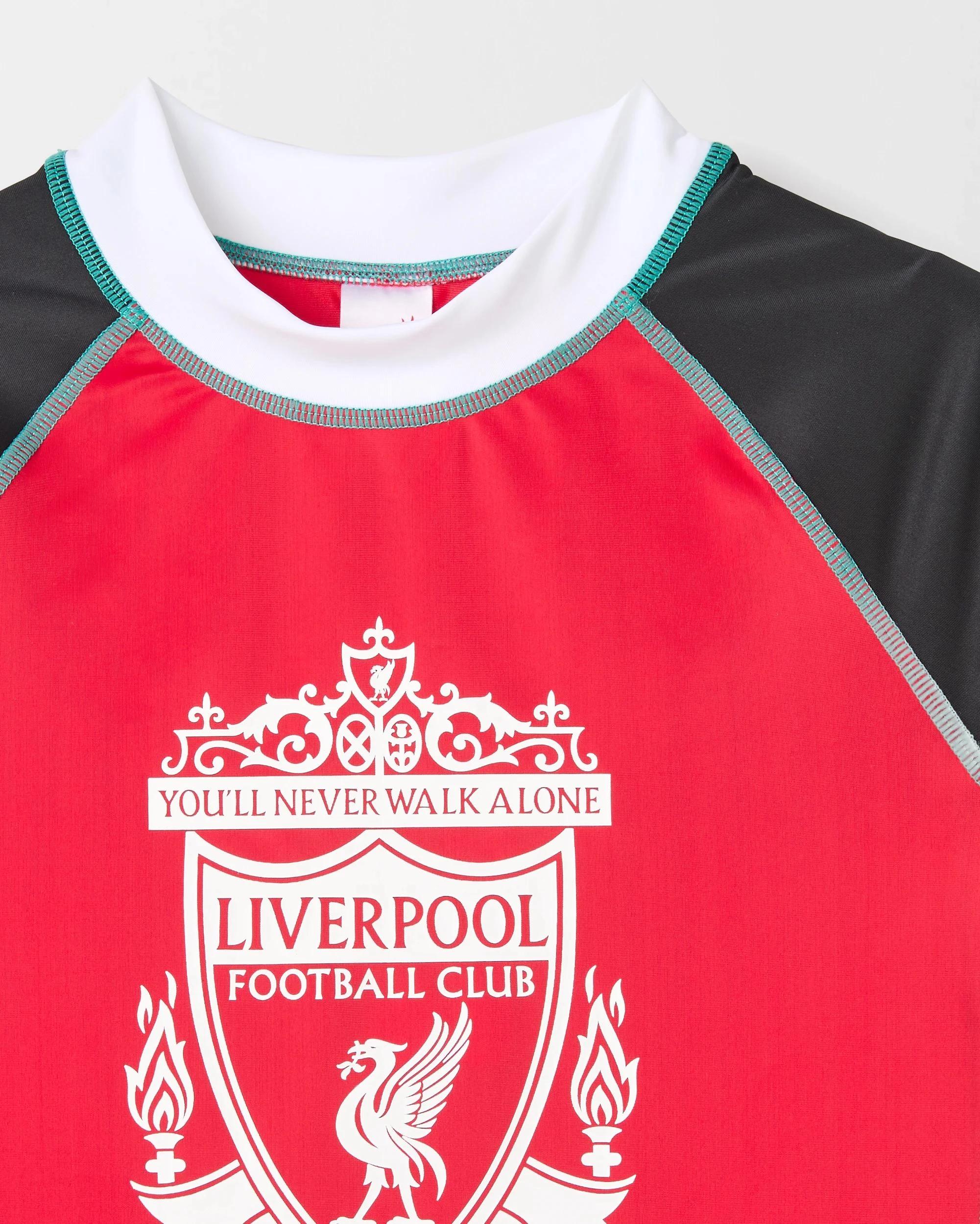 2 Target English Premier League  Short Sleeve Swim Rashie LIVERPOOL, 2 of 3