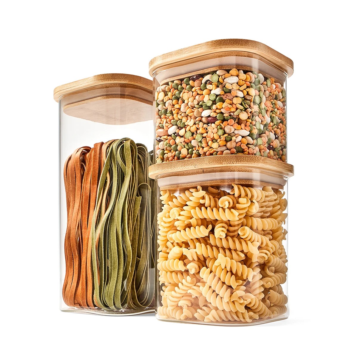 5 1.6L Glass Container with Bamboo Lid, 5 of 6