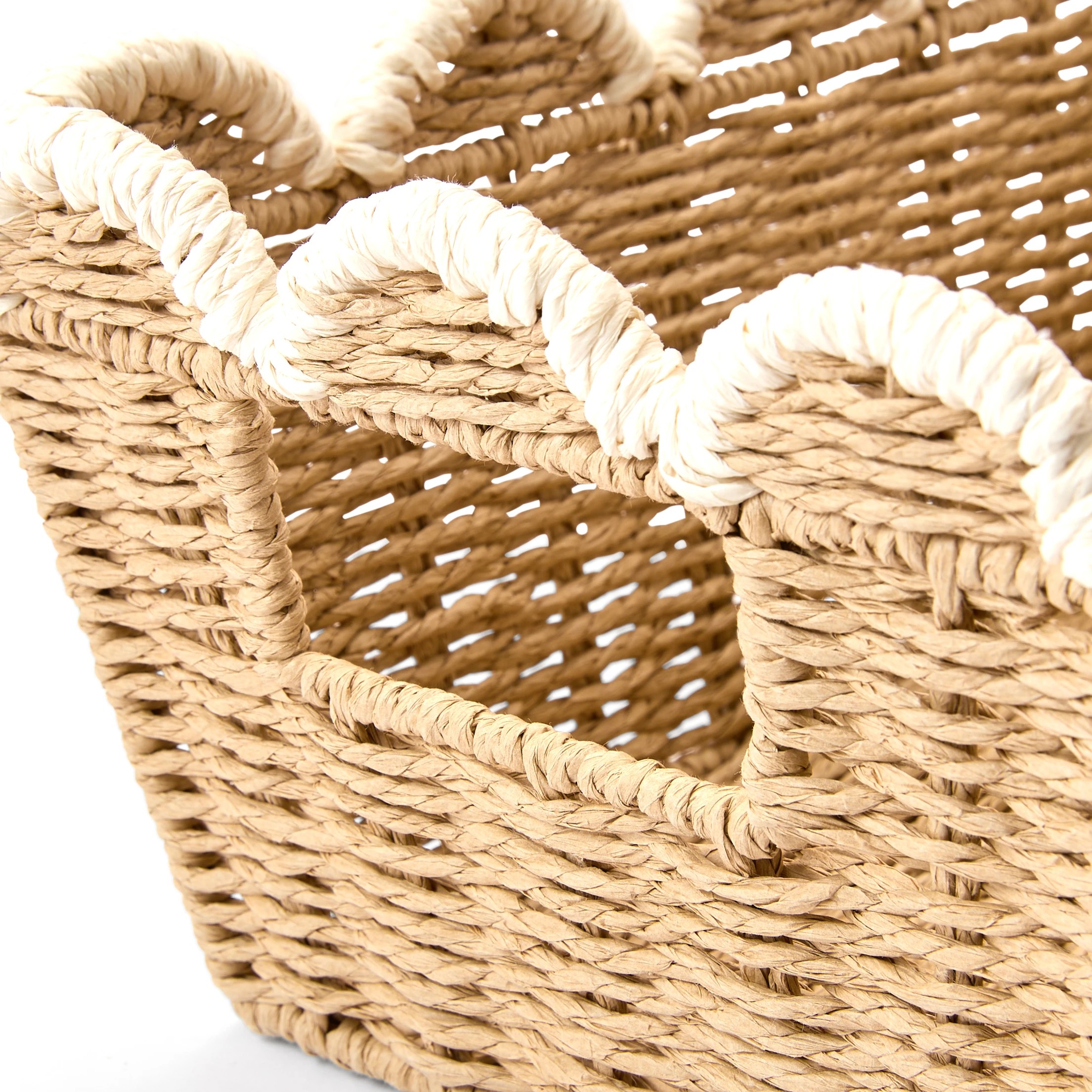 5 Wave Paper Rope Basket - Small, 5 of 7