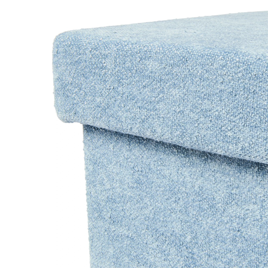 10 Square Storage Ottoman - Blue, 10 of 10