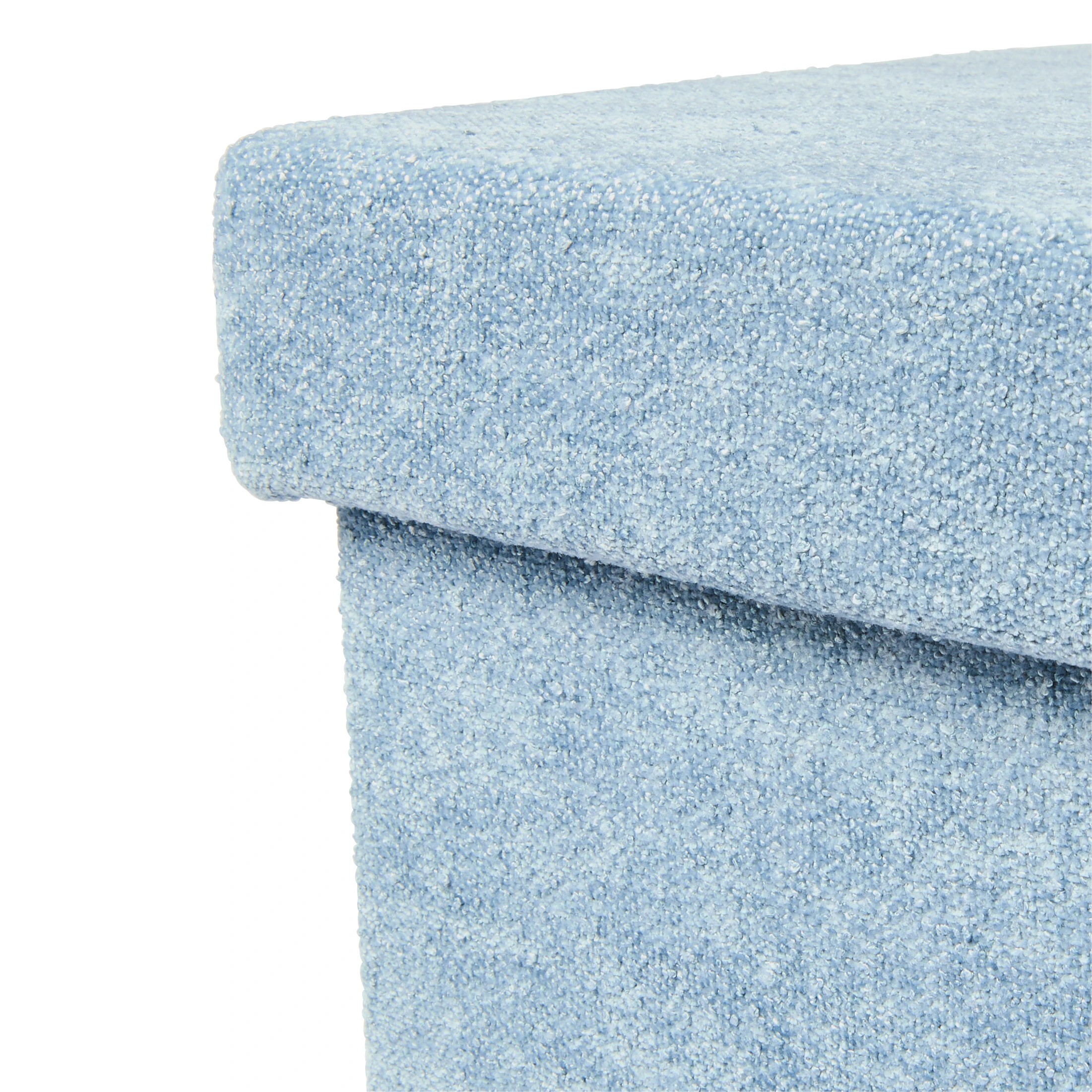 10 Square Storage Ottoman - Blue, 10 of 10