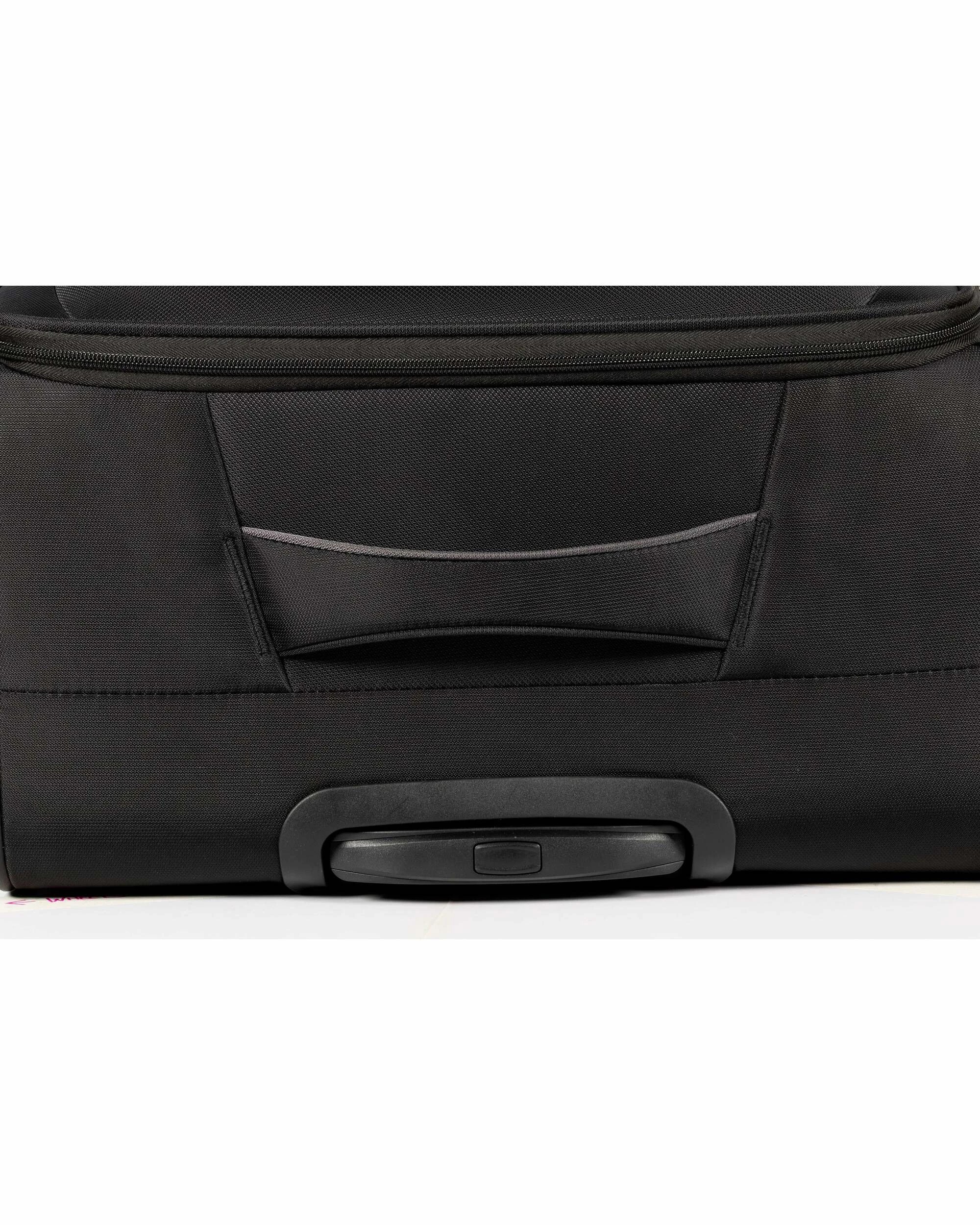 2 delphin caspian 2 Piece Suitcase Set Large & Carry-On 2P - Black, 2 of 5