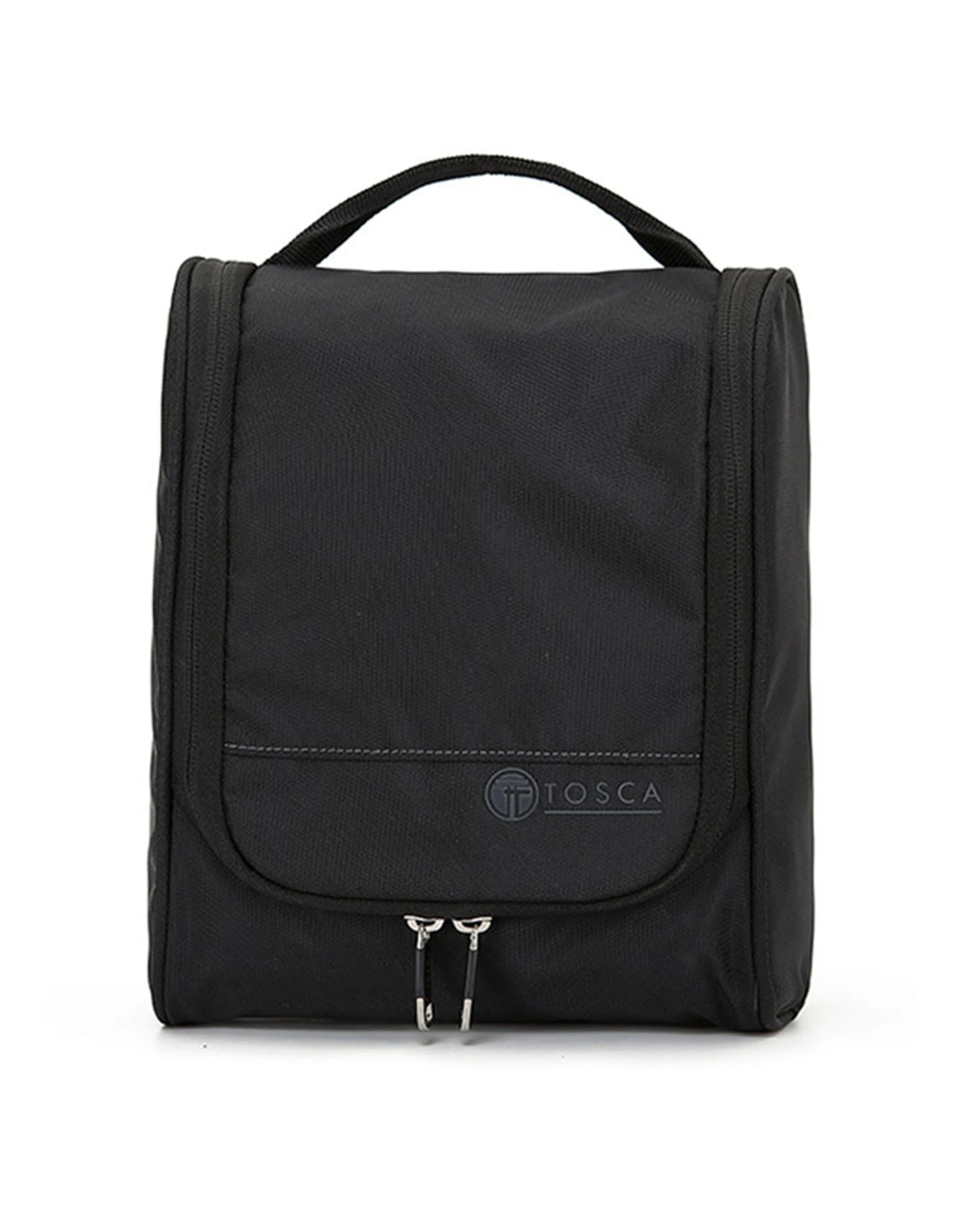 1 Tosca Hanging Toiletry Travel Organiser 10 - Black, 1 of 1