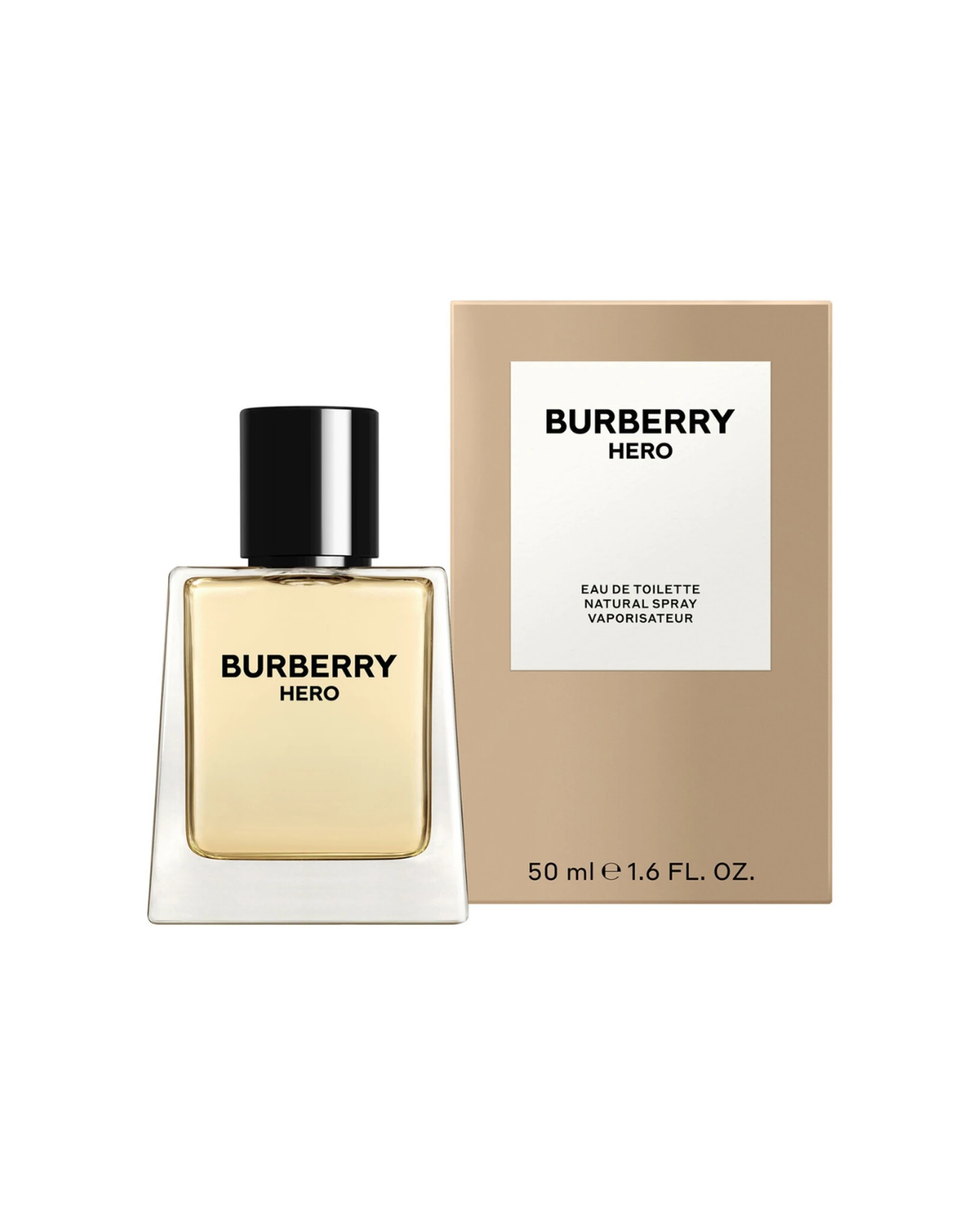 1 Burberry Hero Eau De Toilette Spray Masculine Fresh Dry Woods Scent 50ml - Clear, 1 of 1