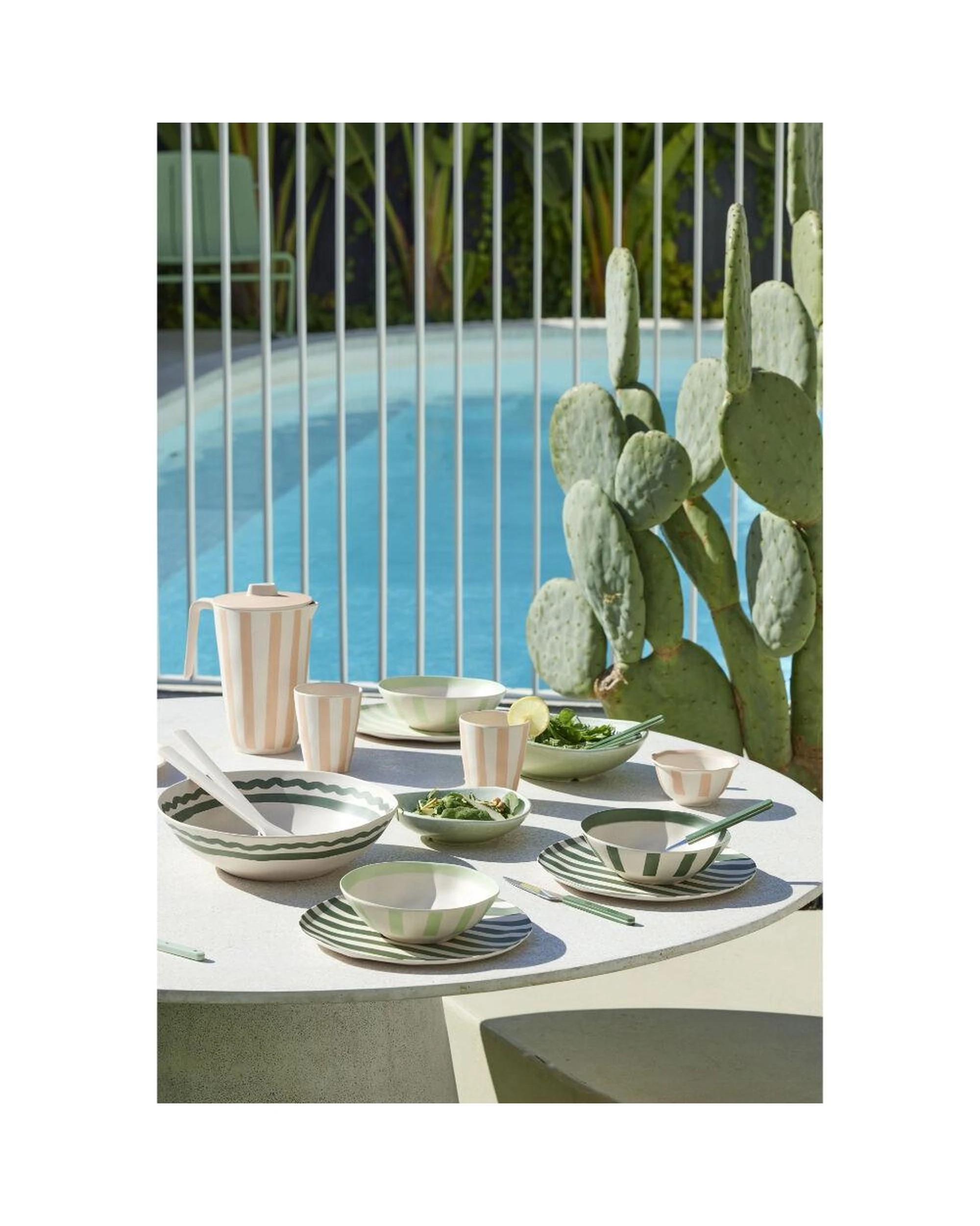 2 Davis & Waddell Saltara Bamboo Fibre 1.7L Jug & 4pc Tumblers 450ml Brown - Brown, 2 of 3