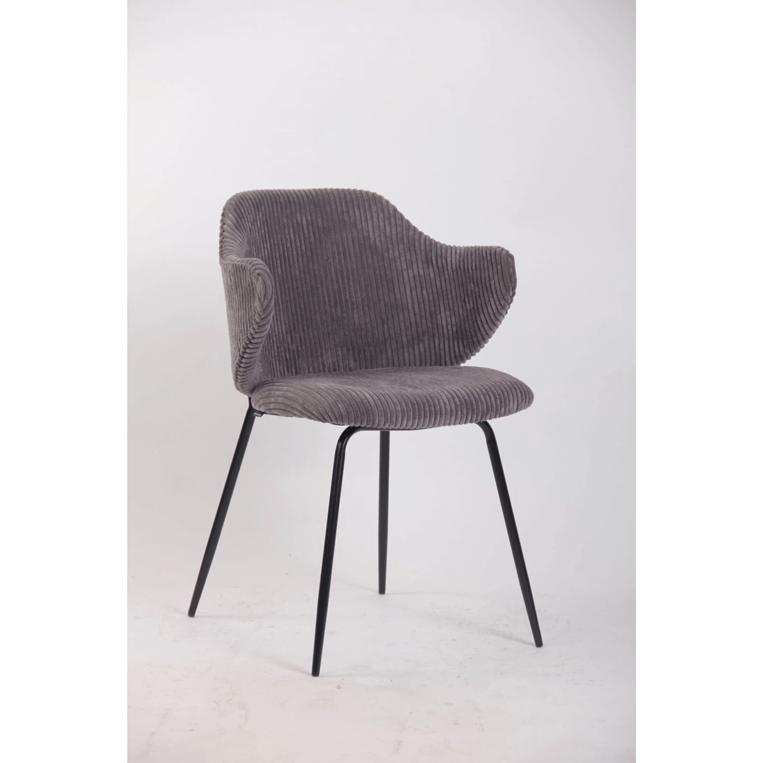 6 BR Home Set of 2 Dining Chairs with Corduroy Fabric, 6 of 7