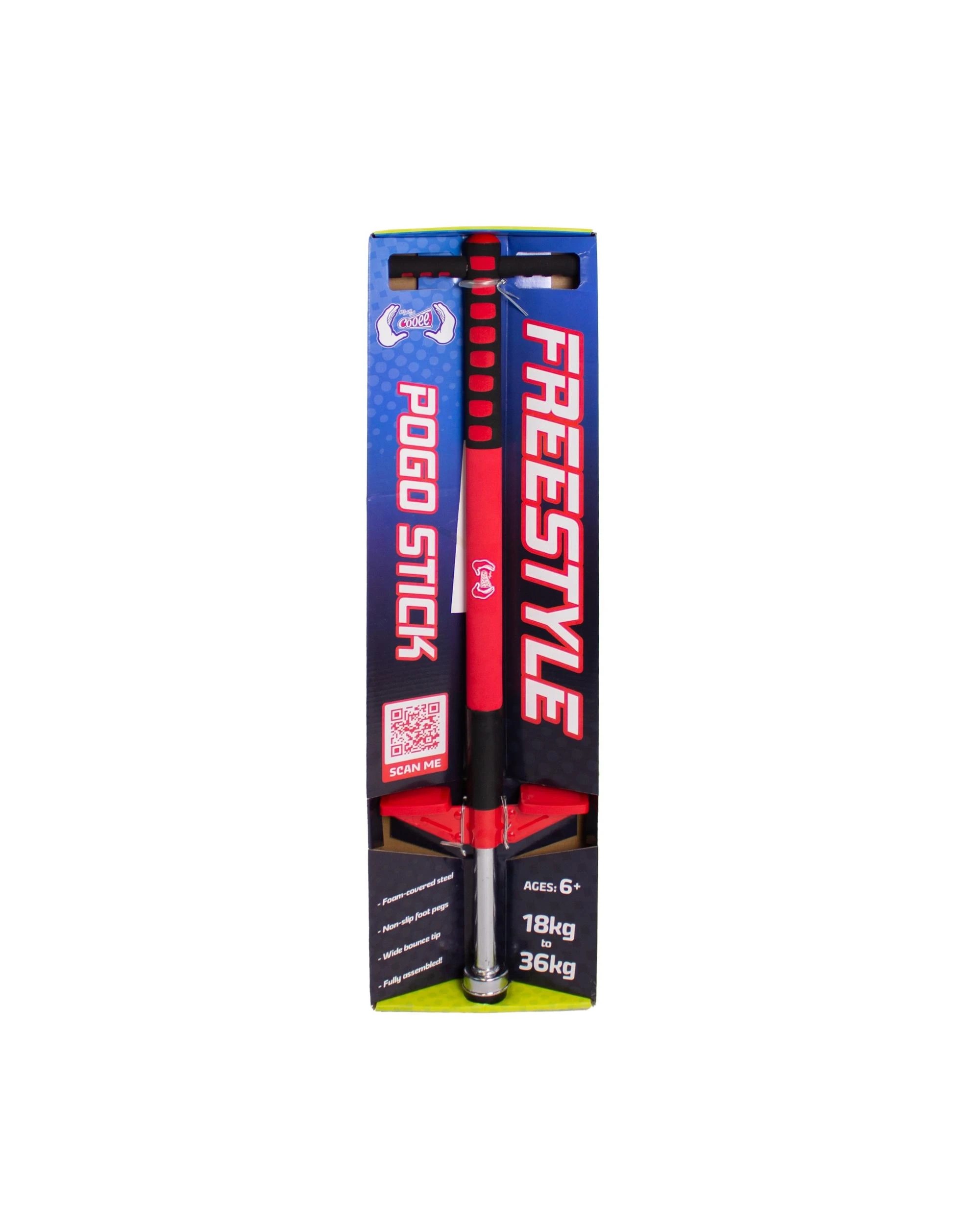 3 Cooee Freestyle Pogo Stick - Red/Black - Multi, 3 of 3