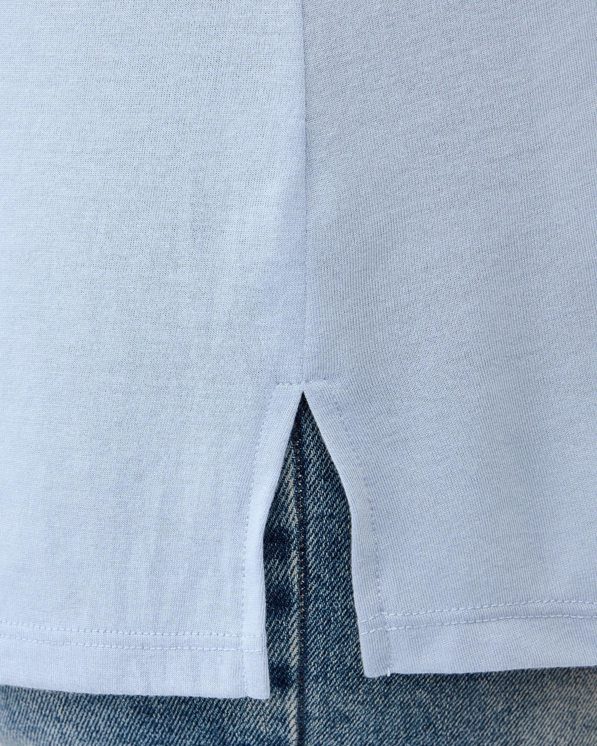 6 Curve Short Sleeve Shirred Shoulder T-shirt Blizzard, 6 of 6