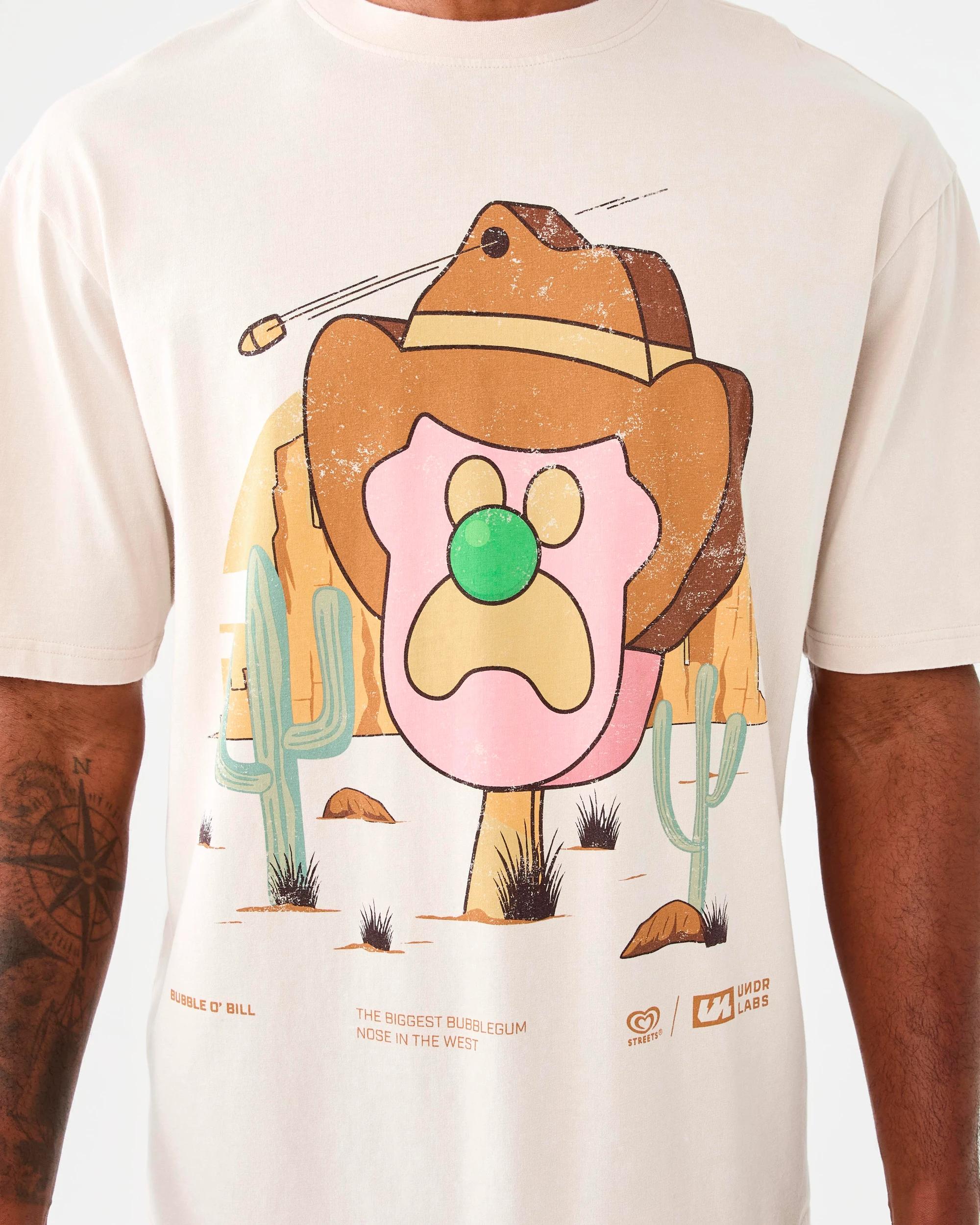 6 Bubble O'Bill License T-shirt Beige, 6 of 6