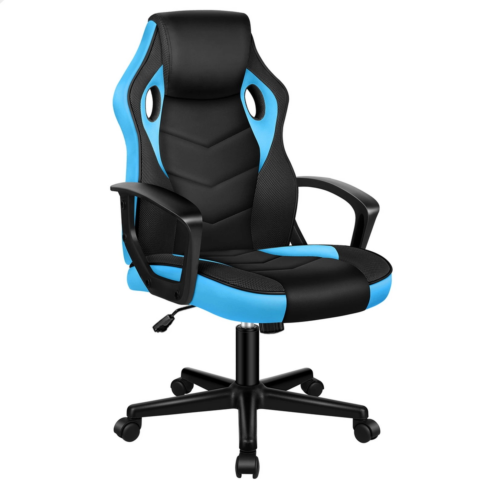 1 Alfordson Gaming Chair Racing Office Executive Computer Seat - Blue, 1 of 9