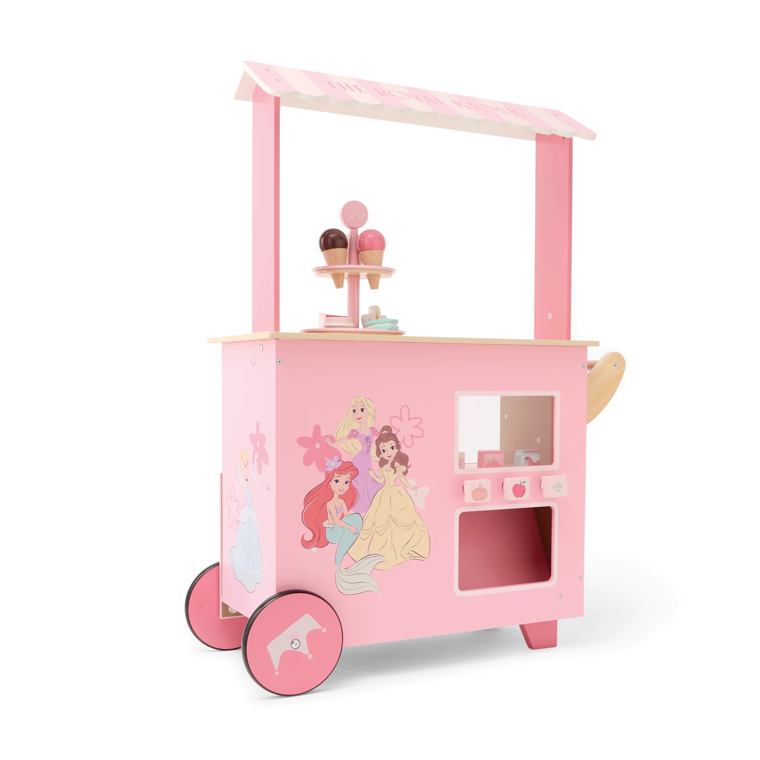3 Disney Princess Wooden Ice Cream Vending Cart, 3 of 10