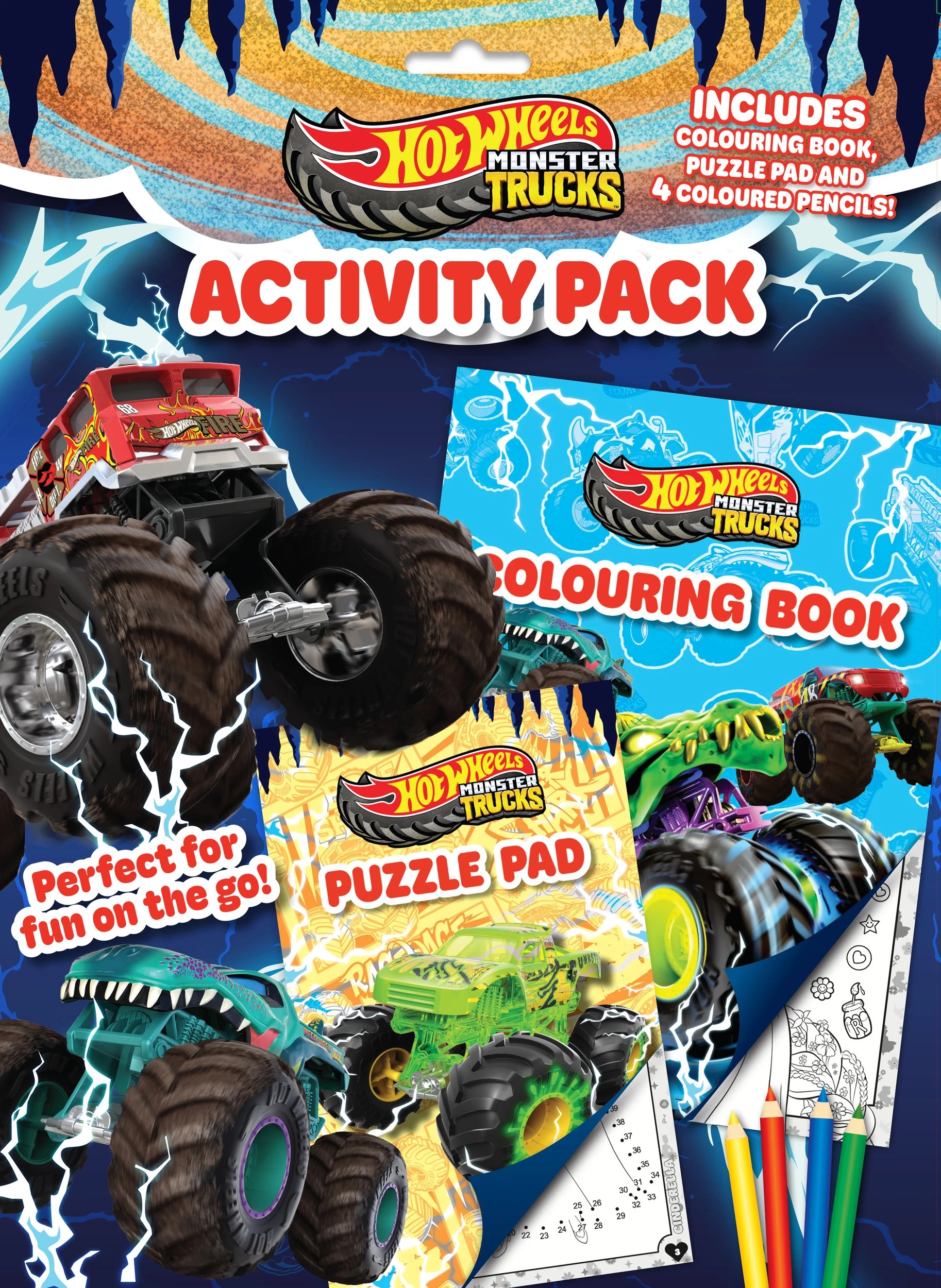 1 Hot Wheels Monster Trucks Activity Pack - Book, 1 of 1