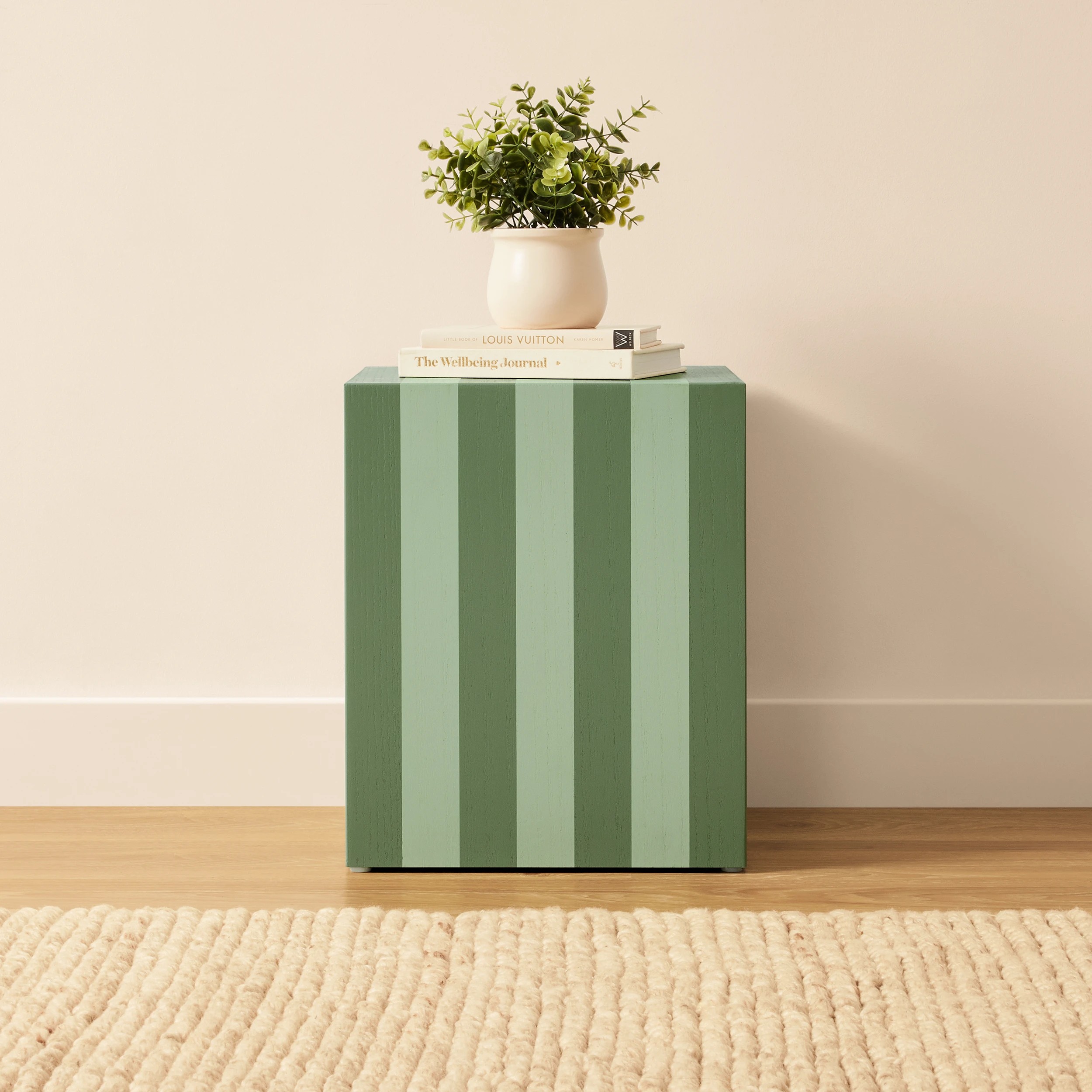 1 Stripe Cube Side Table, 1 of 5