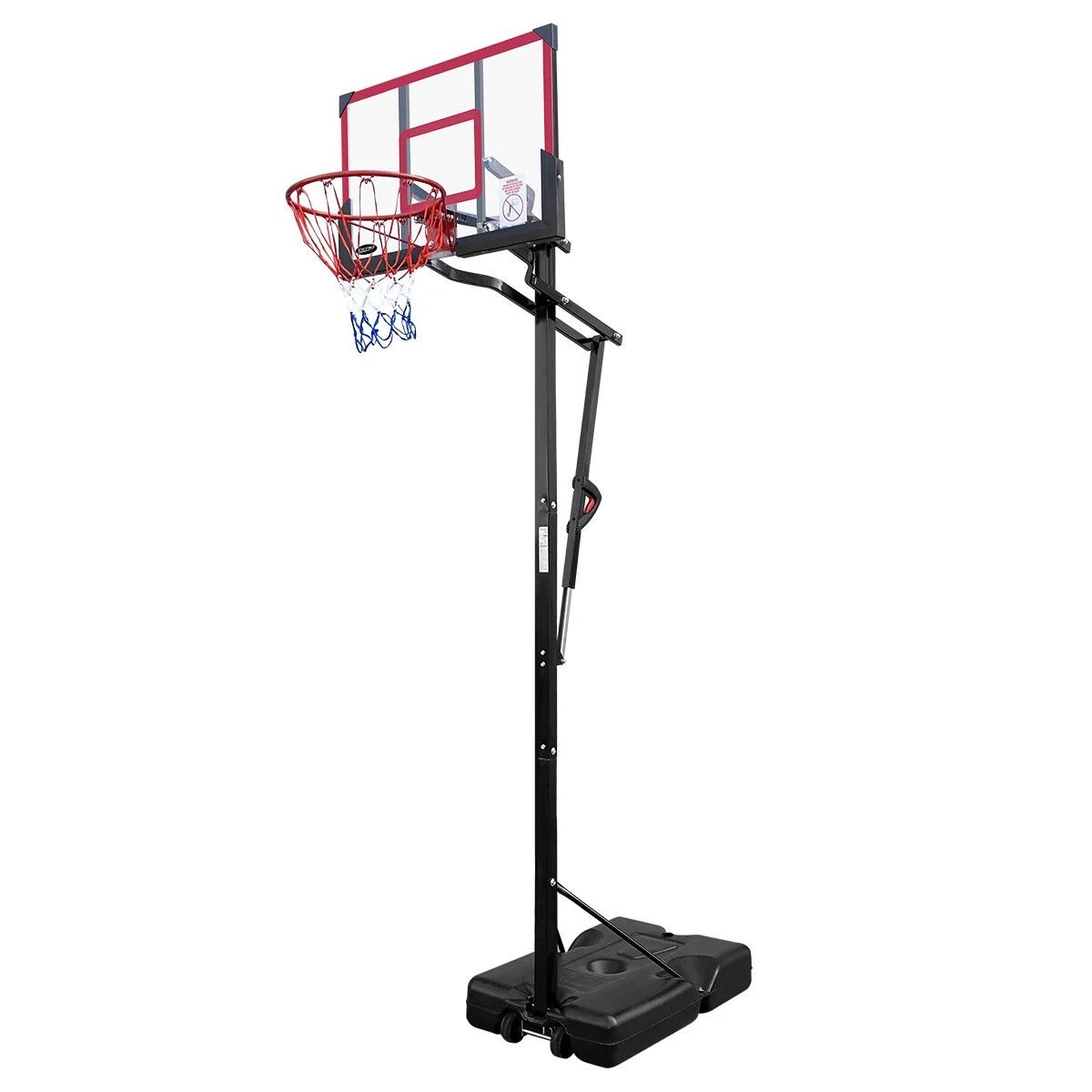 4 Ausway Basketball Hoop Stand System Ring Portable Height, 4 of 4
