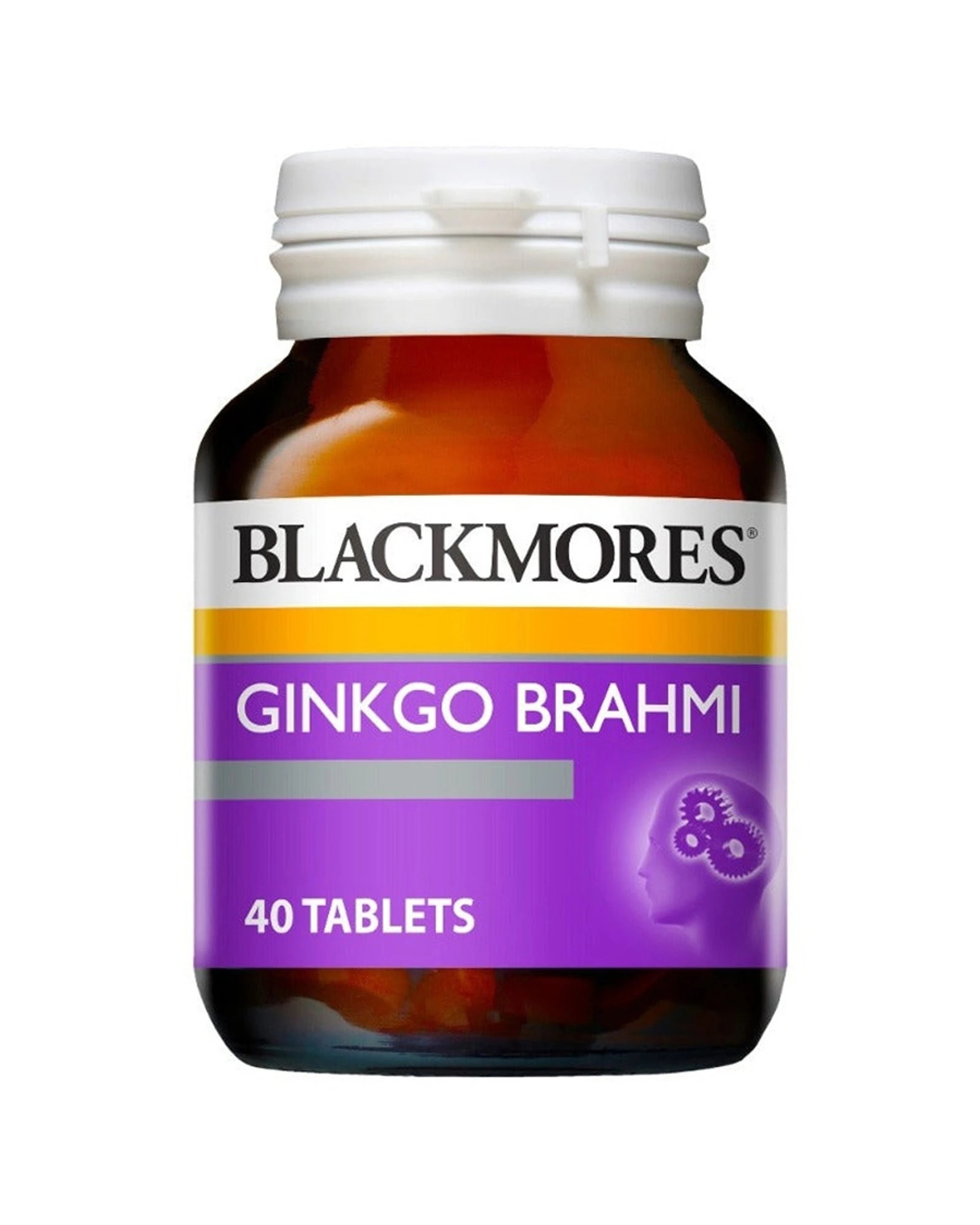 1 Blackmores 40pc Ginkgo Brahmi 6000mg Tablets Supports Memory Cognition, 1 of 1