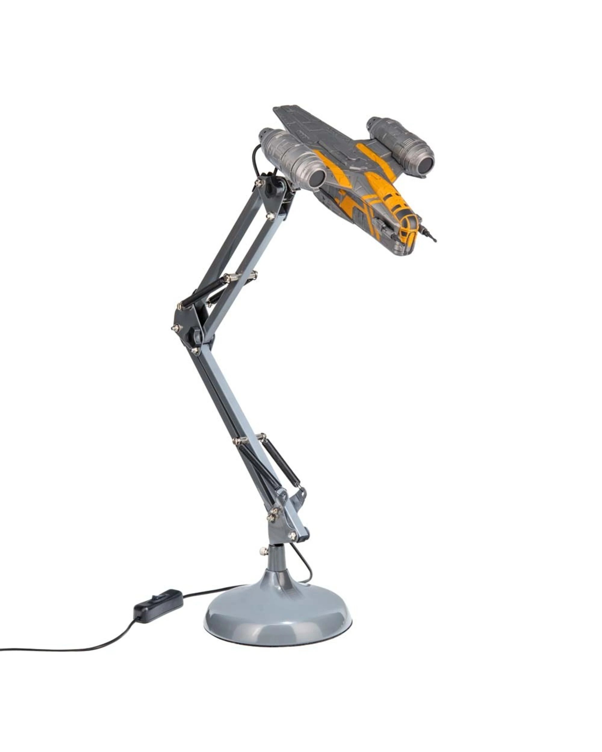 1 Star Wars - Razor Crest Poseable Desk Light - Silver, 1 of 5