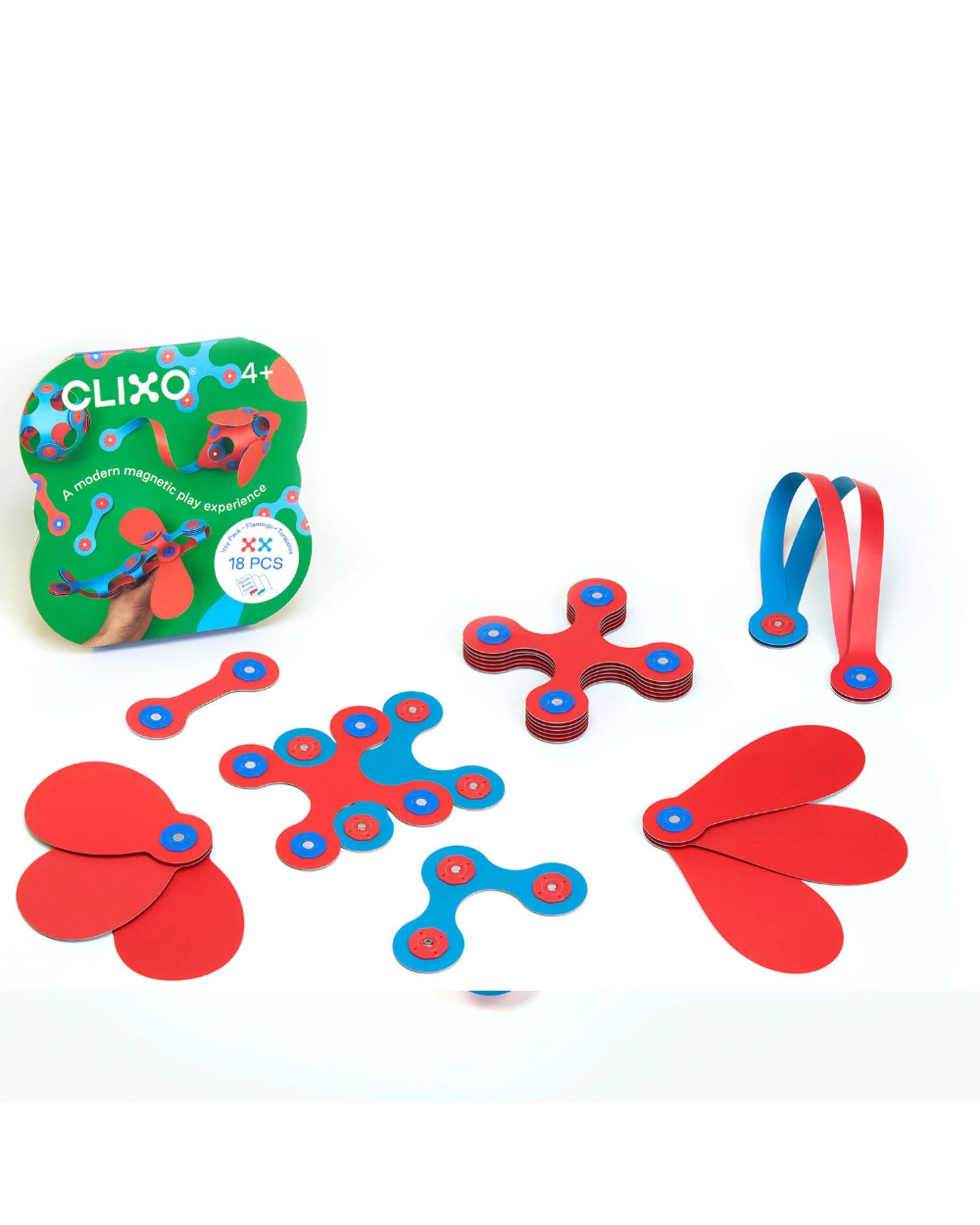 2 CLIXO Itsy Pack Flamingo/Turquoise, 2 of 3