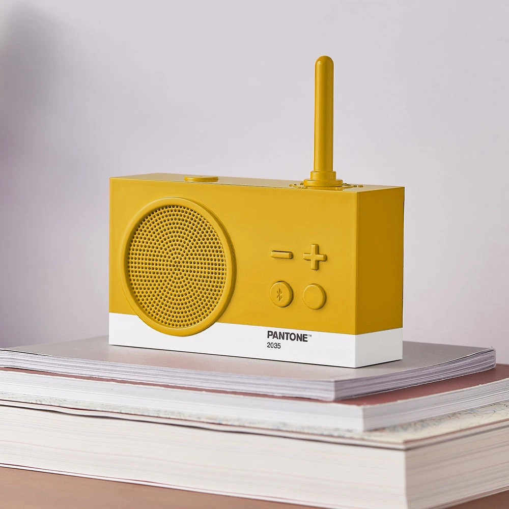 2 Lexon Thykho 3 Fm Radio & Bluetooth Speaker PANTONE -Yellow, 2 of 5