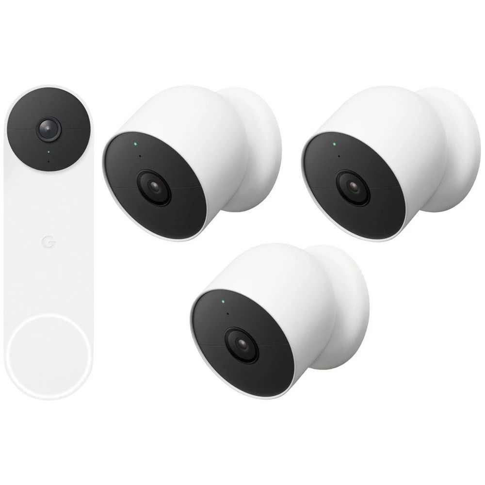1 Google Nest Video Doorbell with Indoor/Outdoor Camera 3 Pack, 1 of 1