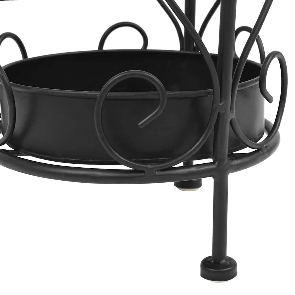 5 Vidaxl Umbrella Stand Vintage Style Metal - Black, 5 of 5