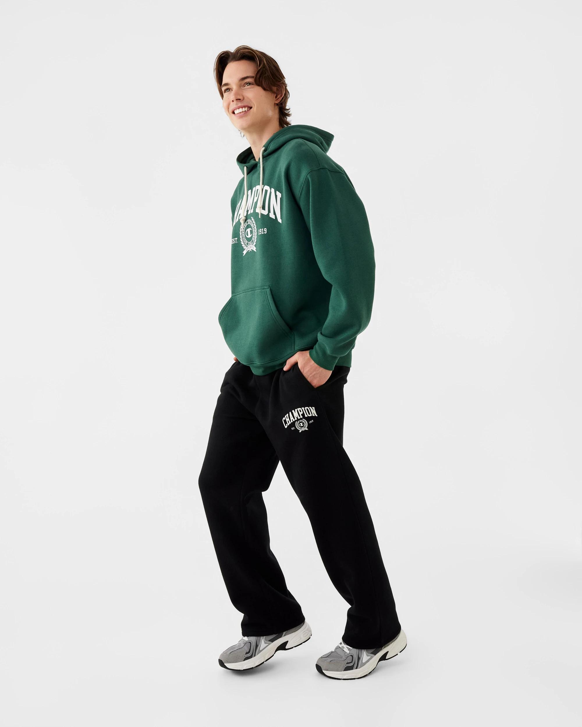 3 Champion Varsity Mens Hoodie Hunt Green, 3 of 8