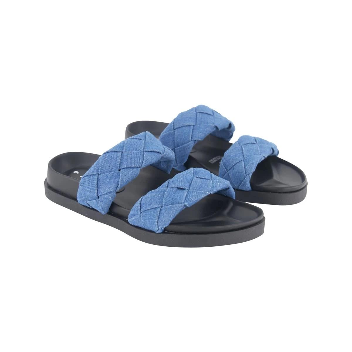 2 Braided Band Slides Denim, 2 of 4