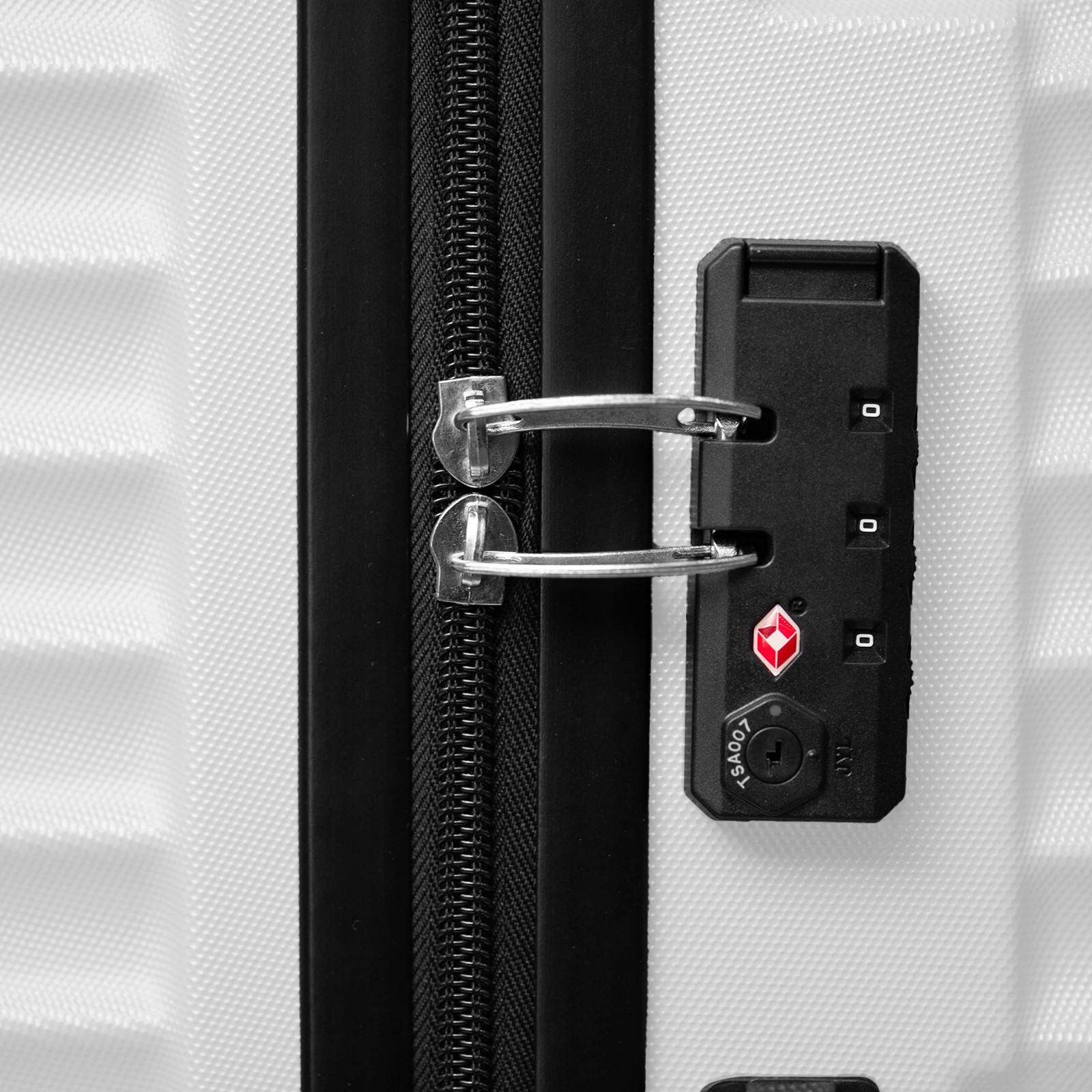 7 Milano Décor Atlantis Luggage 3 Piece Set TSA Lock Luxury Hard Case Travel Suitcase - White, 7 of 9