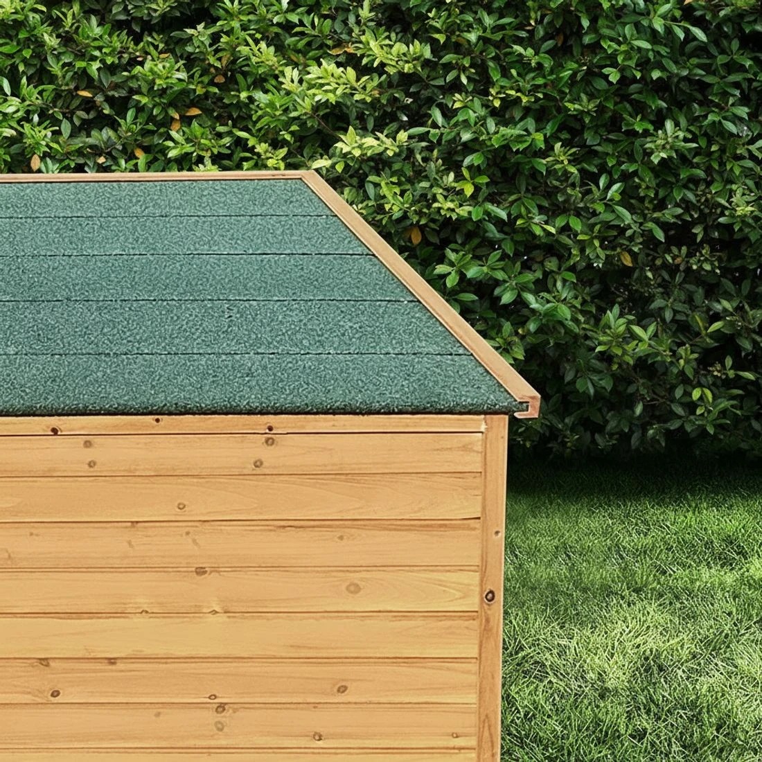 4 i.Pet Dog Kennel Extra Large 2.28M en House Bed Outdoor Pet Puppy Cabin Log - Natural, 4 of 5