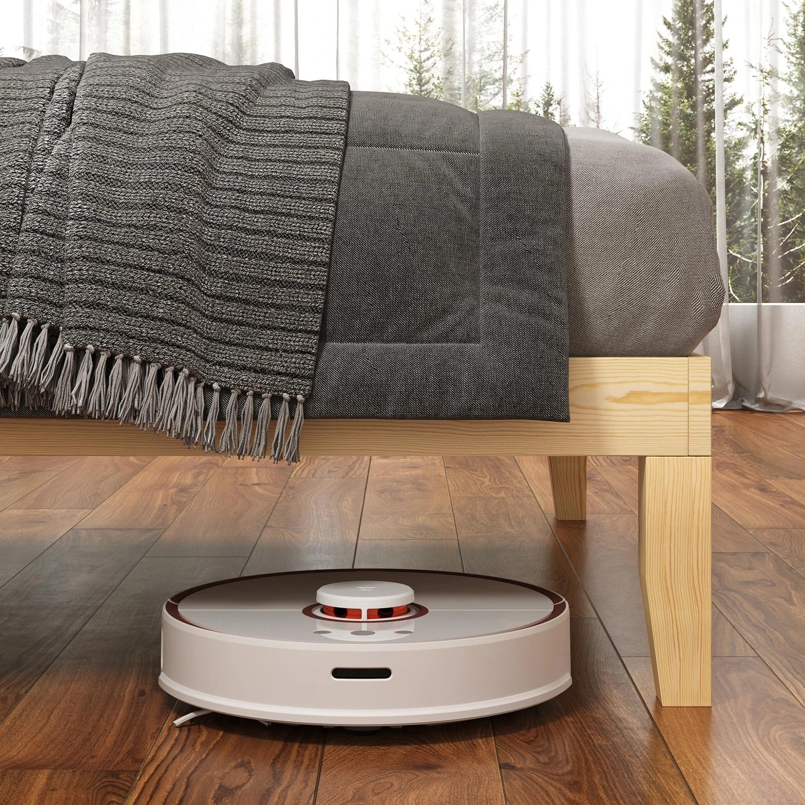 6 Alfordson Bed Frame Wooden Timber Single Size Mattress Base Platform Pramod - Natural, 6 of 10