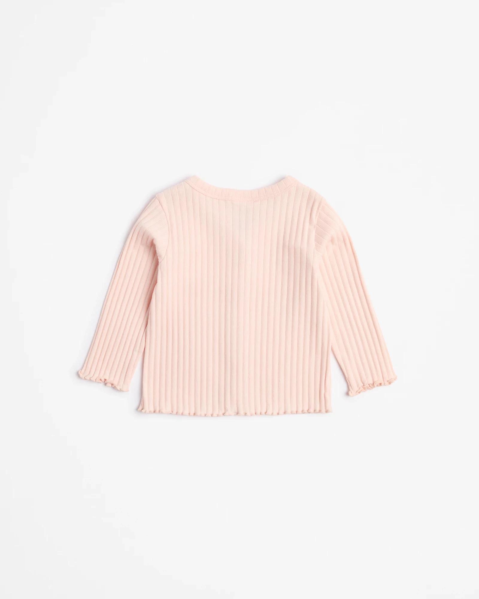 3 Target Baby Lightweight Rib Cardi PINK, 3 of 3