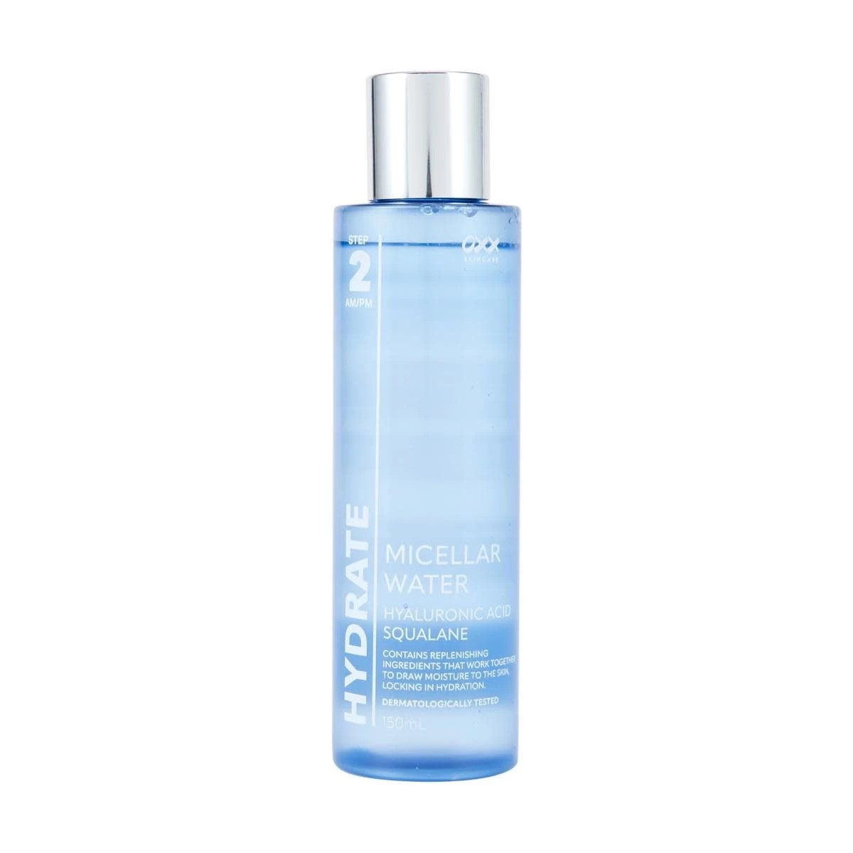 1 OXX Skincare Step 2 AM/PM Micellar Water 150ml - Hyaluronic Acid and Squalane, 1 of 5