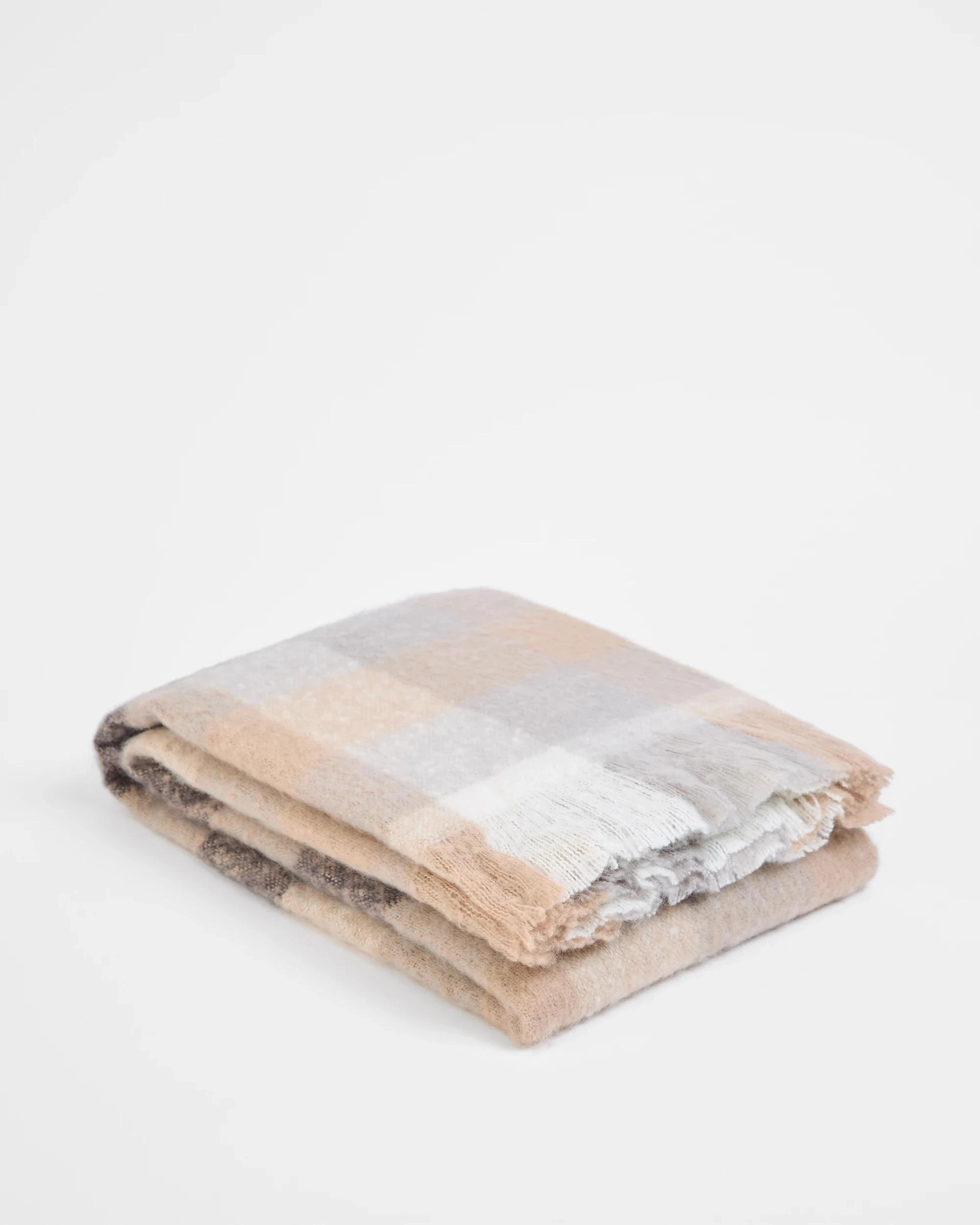 1 Target Madra Check Throw - Queen Bed - Orange, 1 of 3