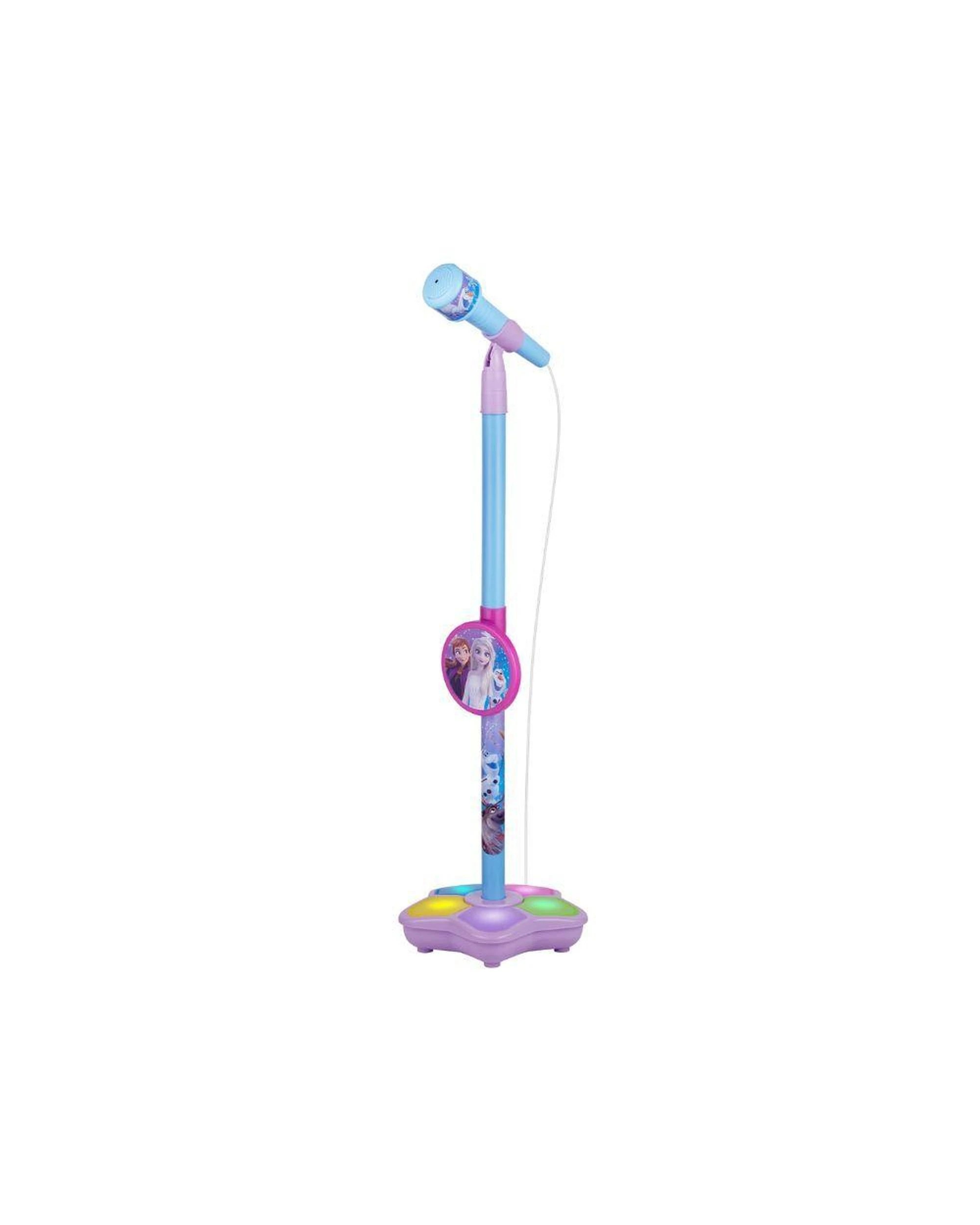 1 Disney Frozen Karaoke Mic Stand with Lights and Built In Speaker, 1 of 3