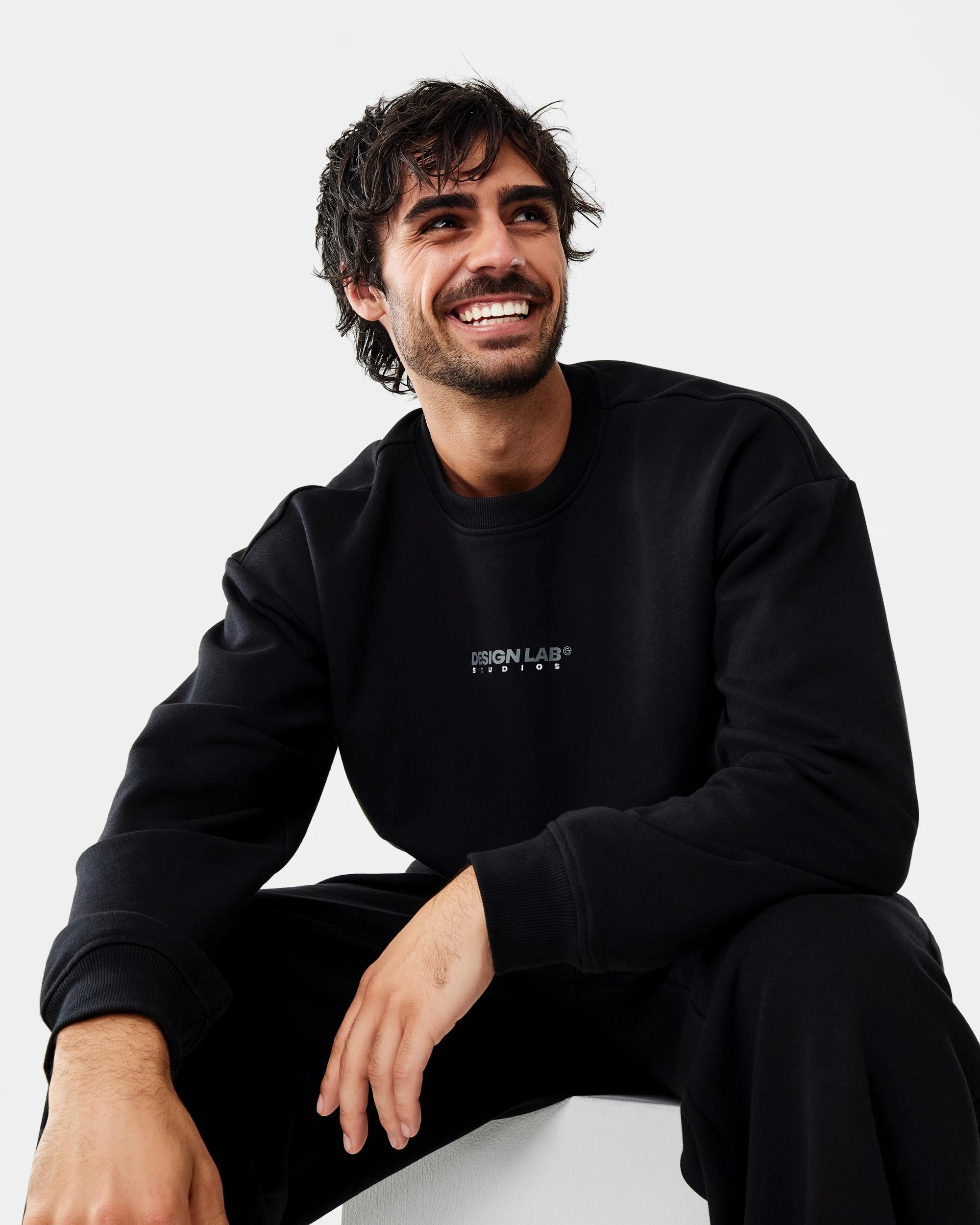 10 Terry Oversized Print Sweatshirt Blk Studio, 10 of 10