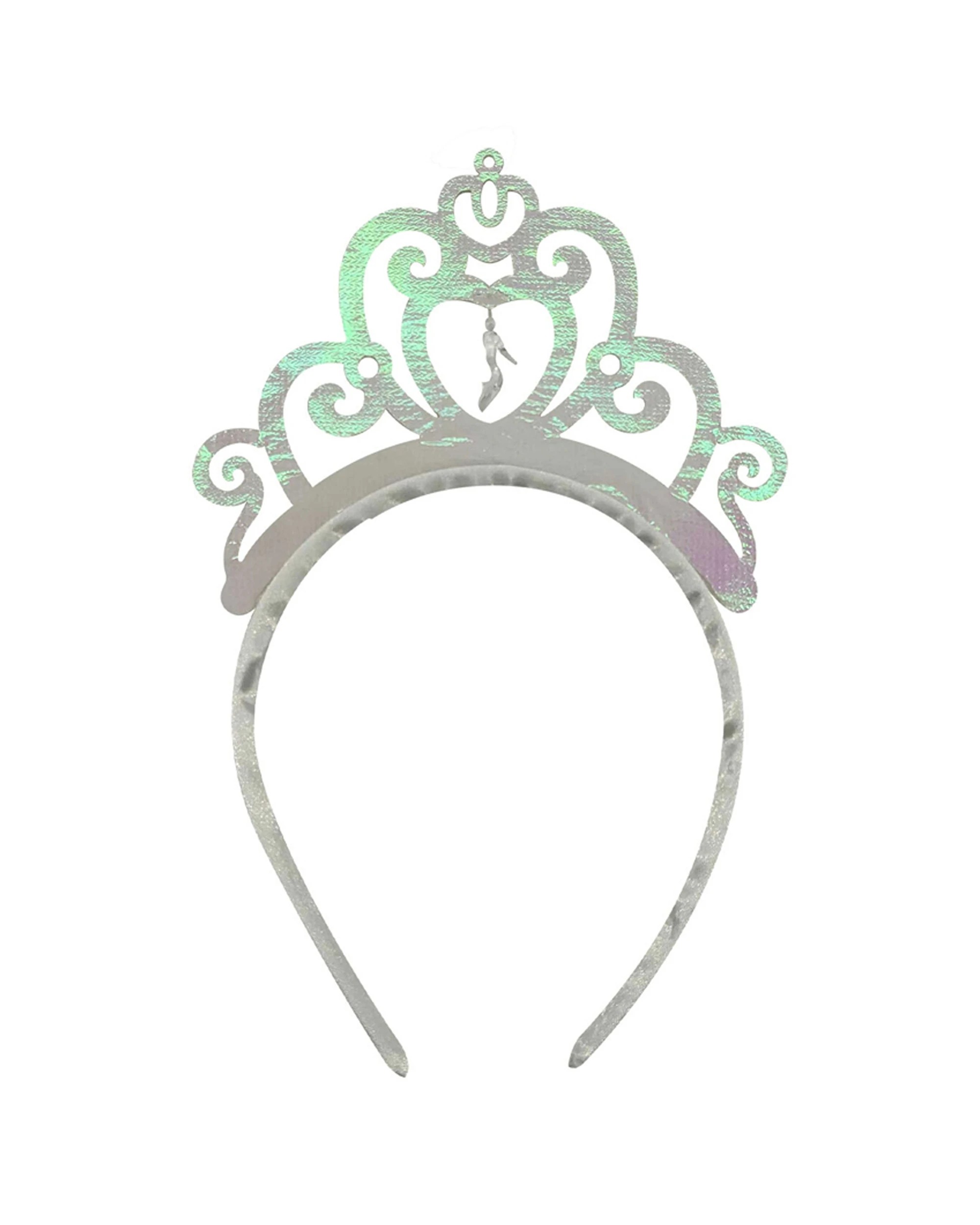 1 Disney Princess Cinderella Iridescent Headband Tiara Kids Costume Accessory - Blue, 1 of 1