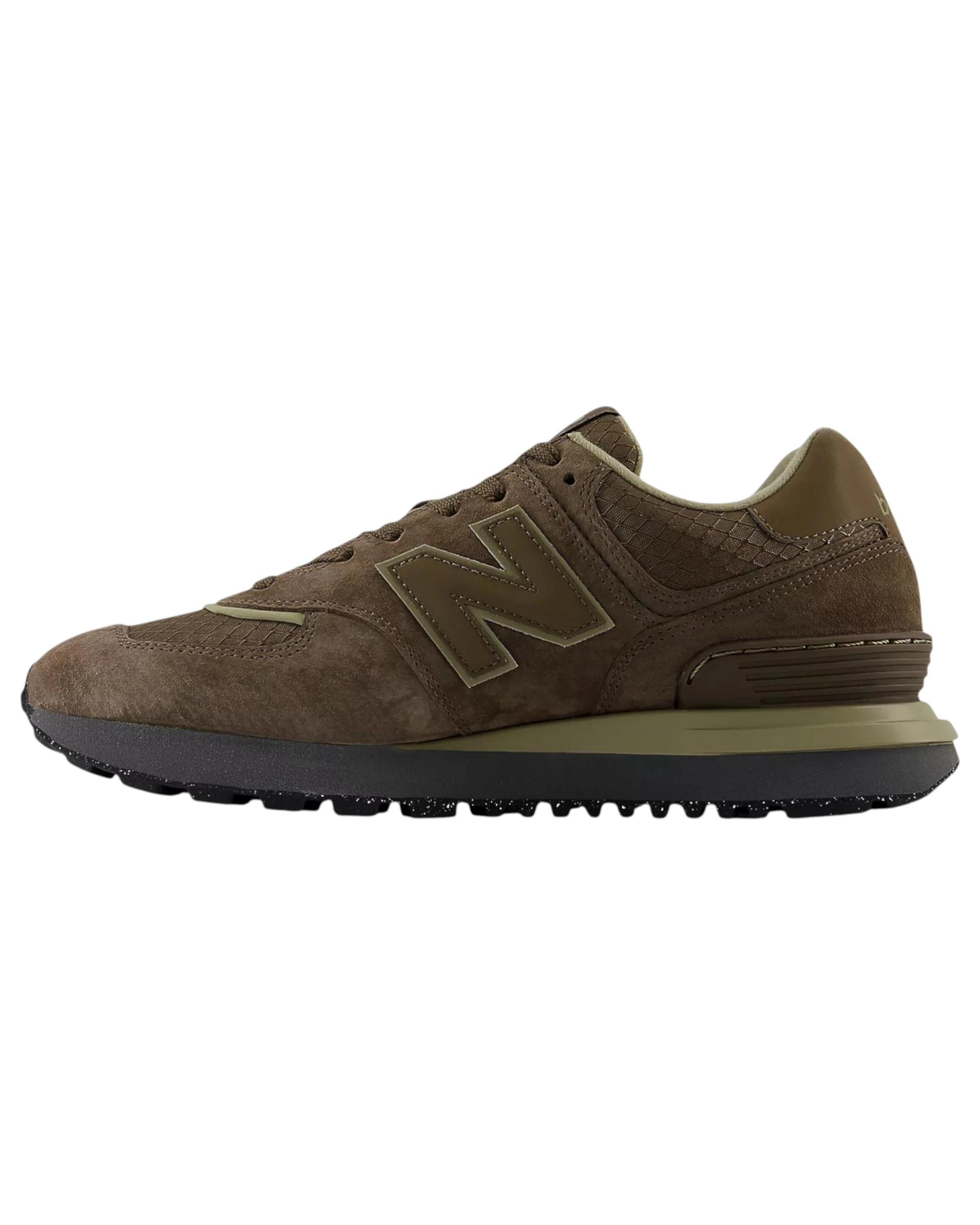2 New Balance Mens 574 Brown Athletic Shoes BROWN, 2 of 6