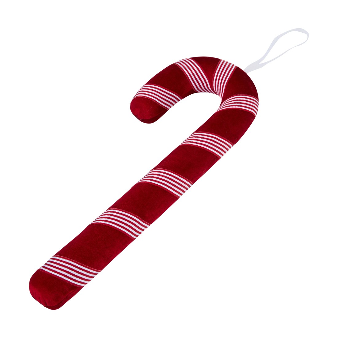 3 Large Fabric Candy Cane Decoration - Assorted, 3 of 5