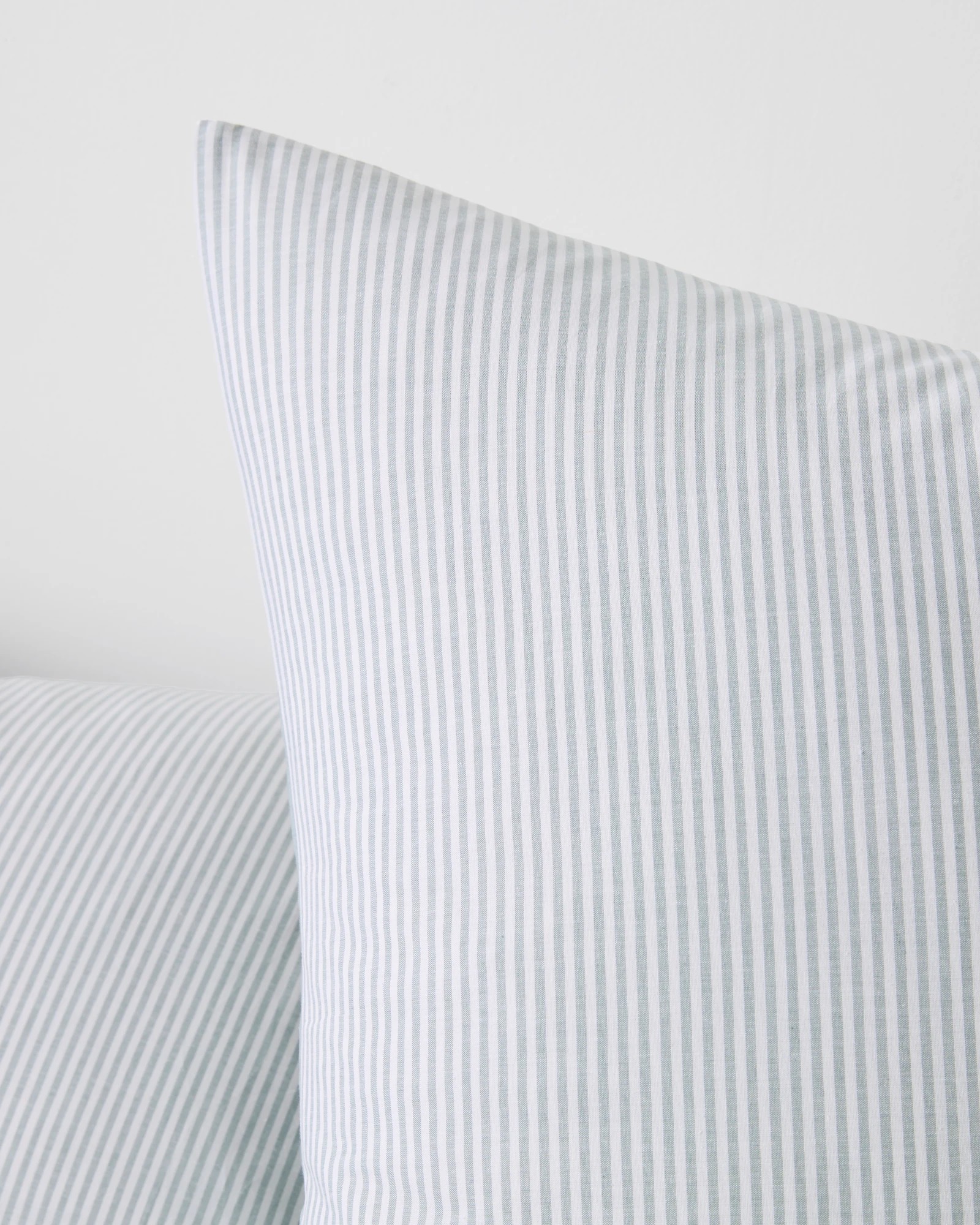 2 Target Hampton Stripe European Pillowcase - One Size - Green, 2 of 2