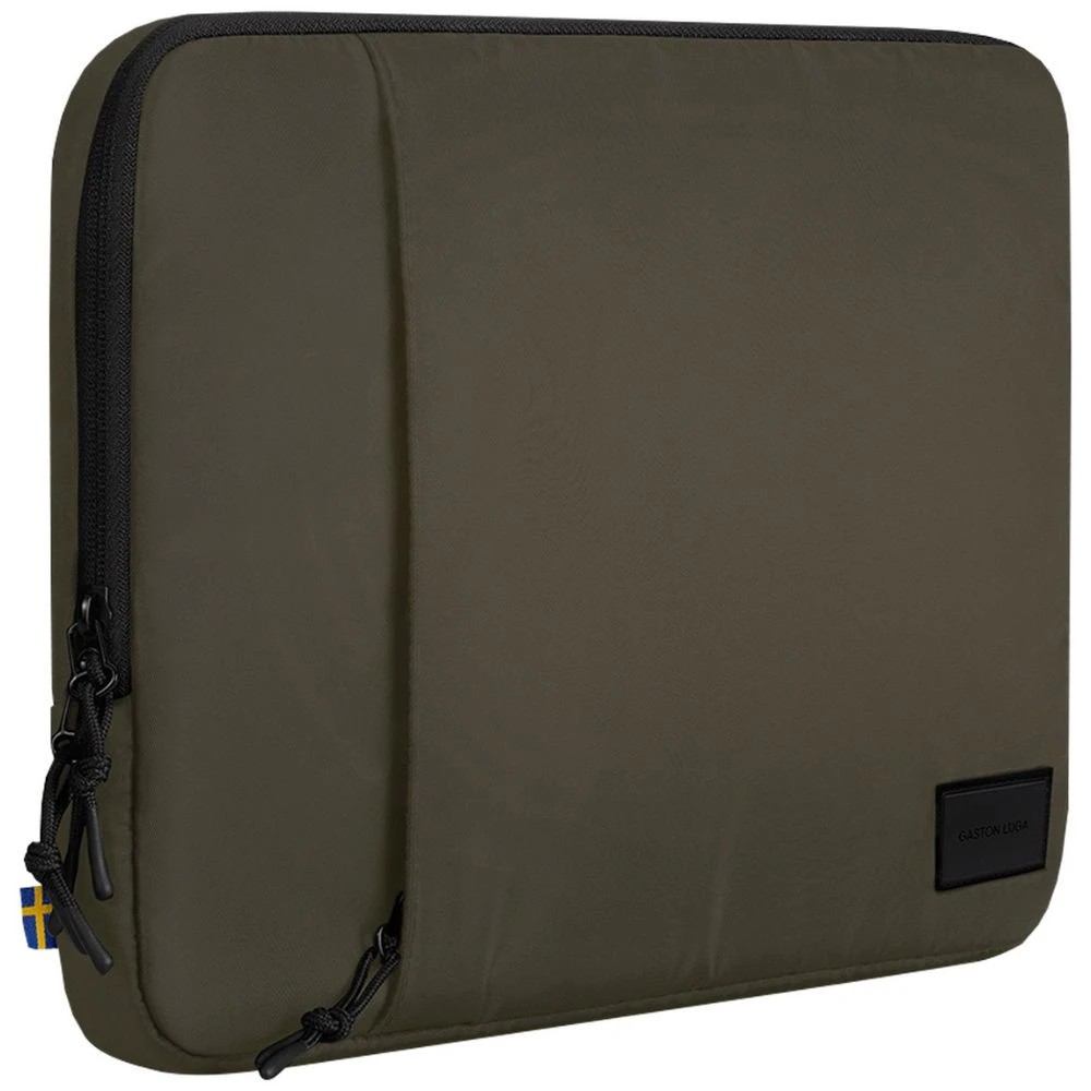 2 Gaston Luga Däsh Cushioned Laptop Case 13/14" Olive, 2 of 5
