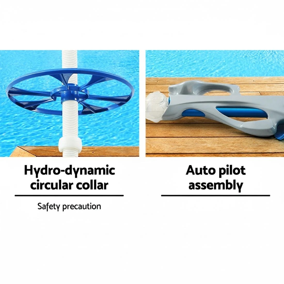 6 Aqua Buddy Swimming Pool Cleaner Automatic Vacuum Suction 10M Hose - Multi, 6 of 6