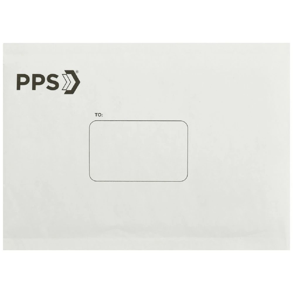 1 PPS Bubble Mailing Bag Size 1 151 x 229mm White, 1 of 2