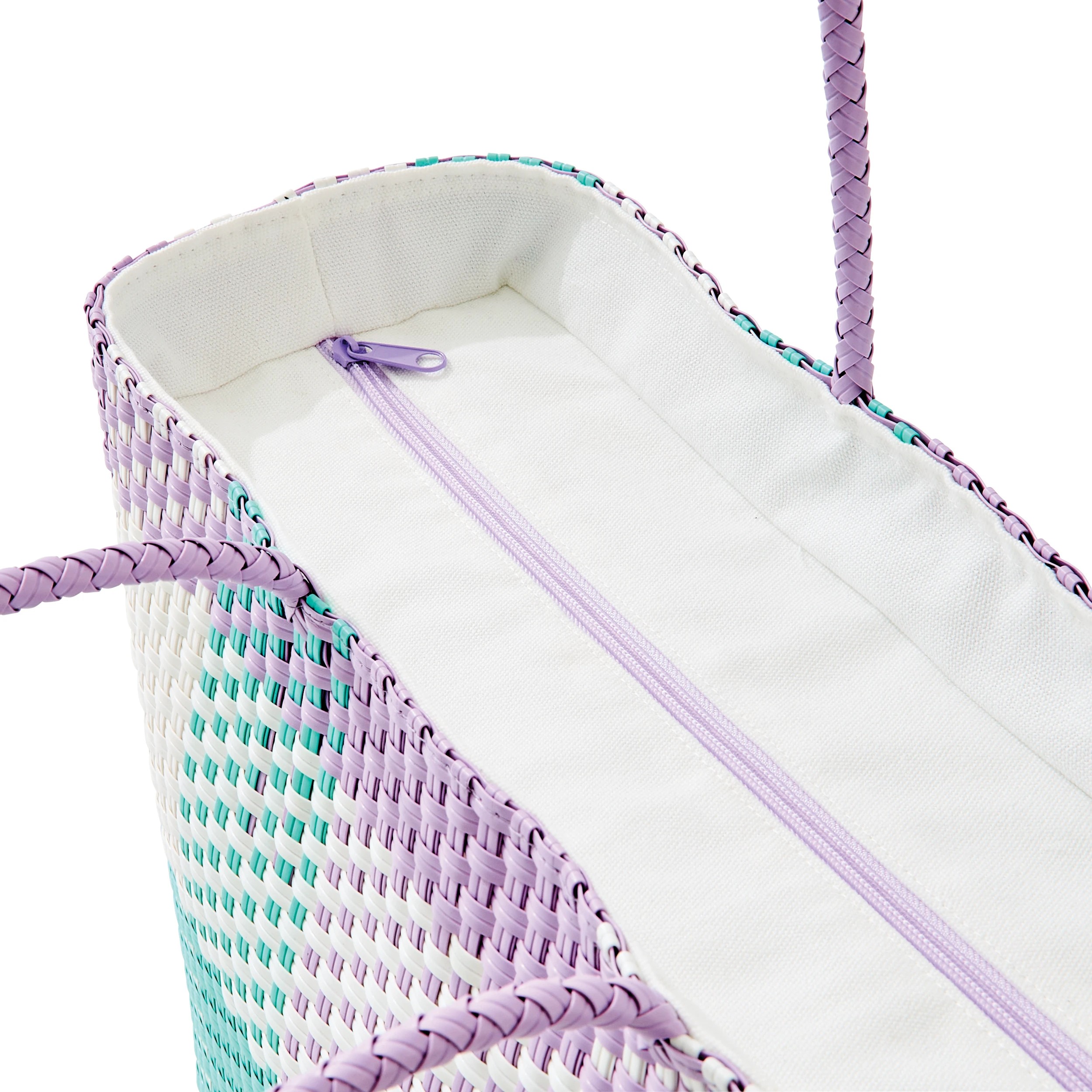 7 Woven Insulated Cooler - Gingham, 7 of 8