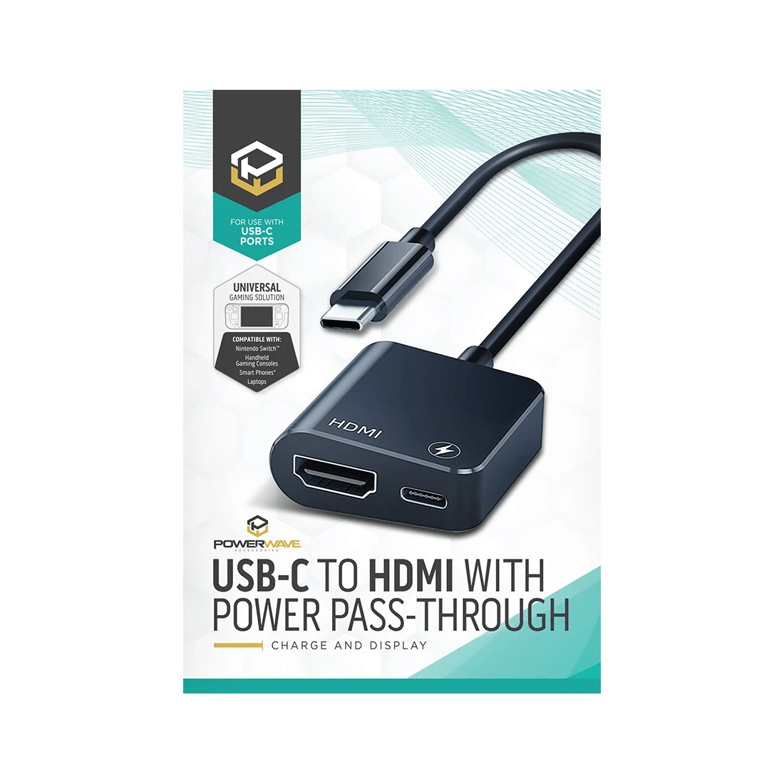 2 Powerwave - USB-C to HDMI with Power Pass-Through Cable, 2 of 2