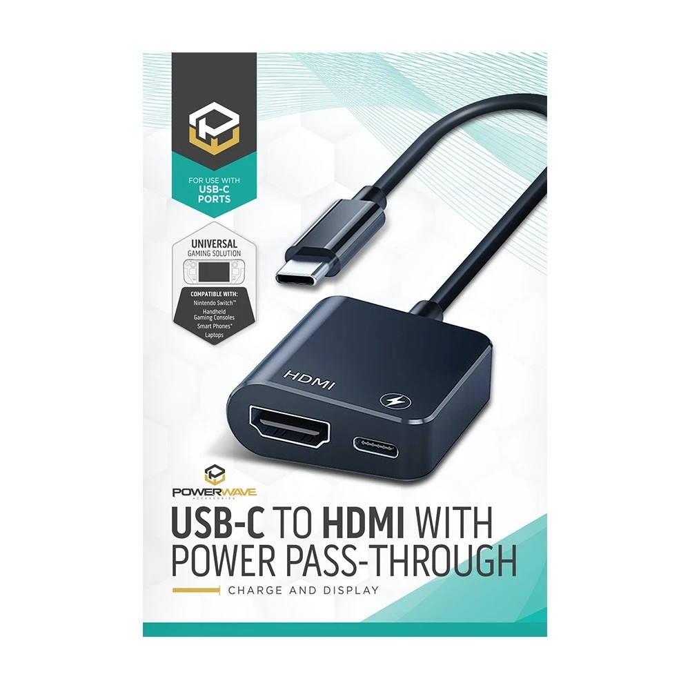 2 Powerwave - USB-C to HDMI with Power Pass-Through Cable, 2 of 2